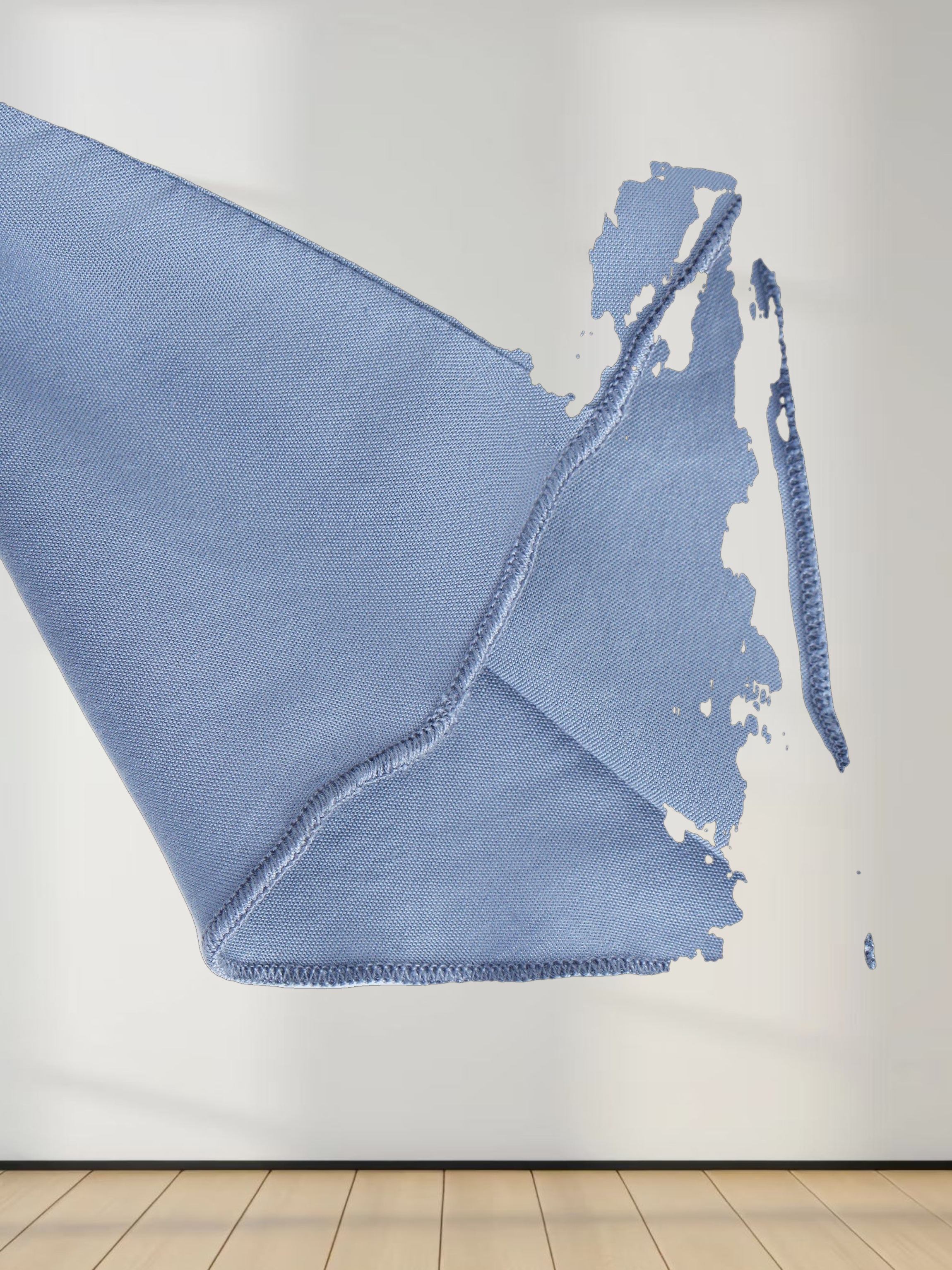 DOUBLE LAYER SKIRT-BLUE