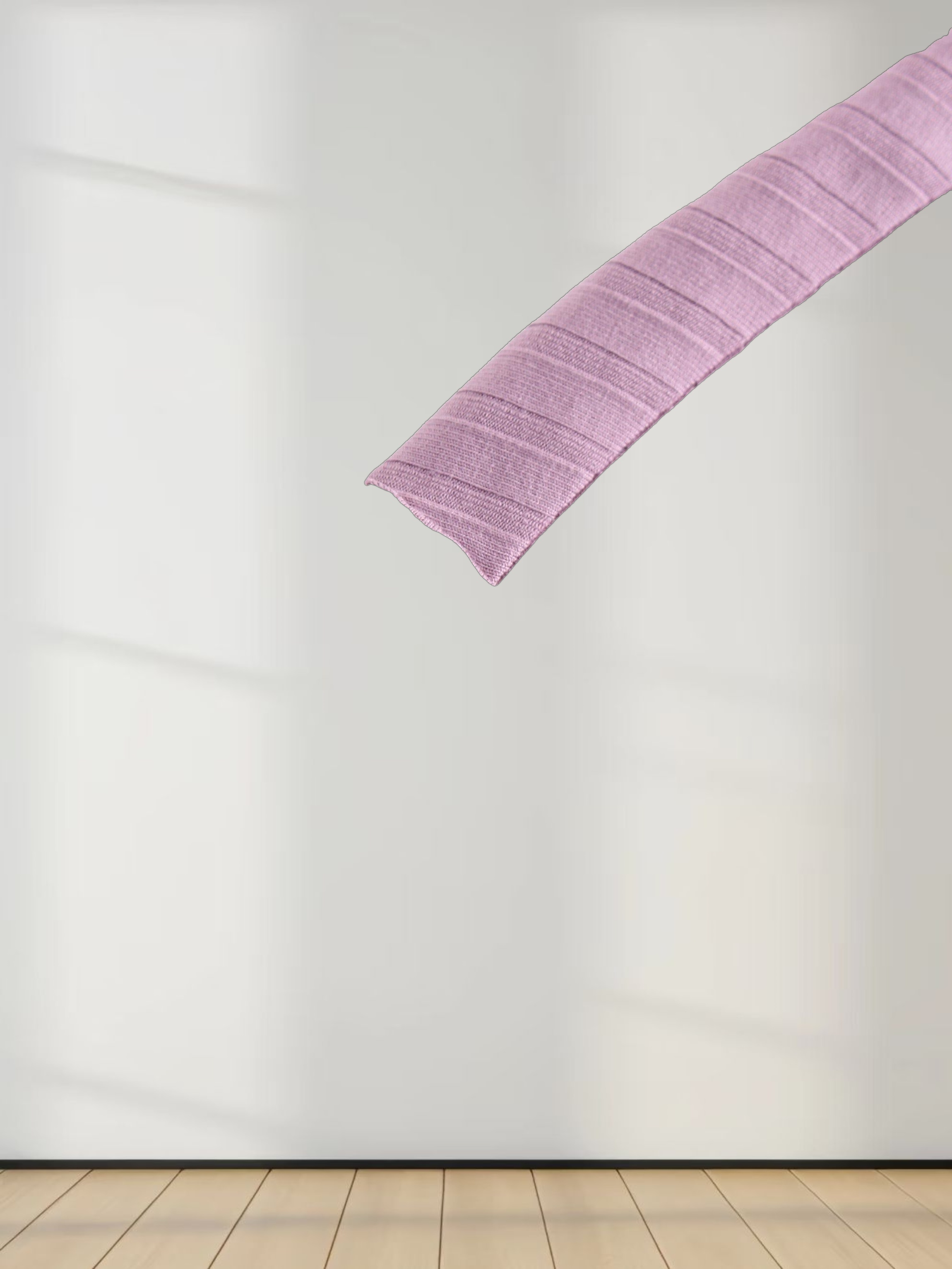 Ribbed High V Bomber-Lavender