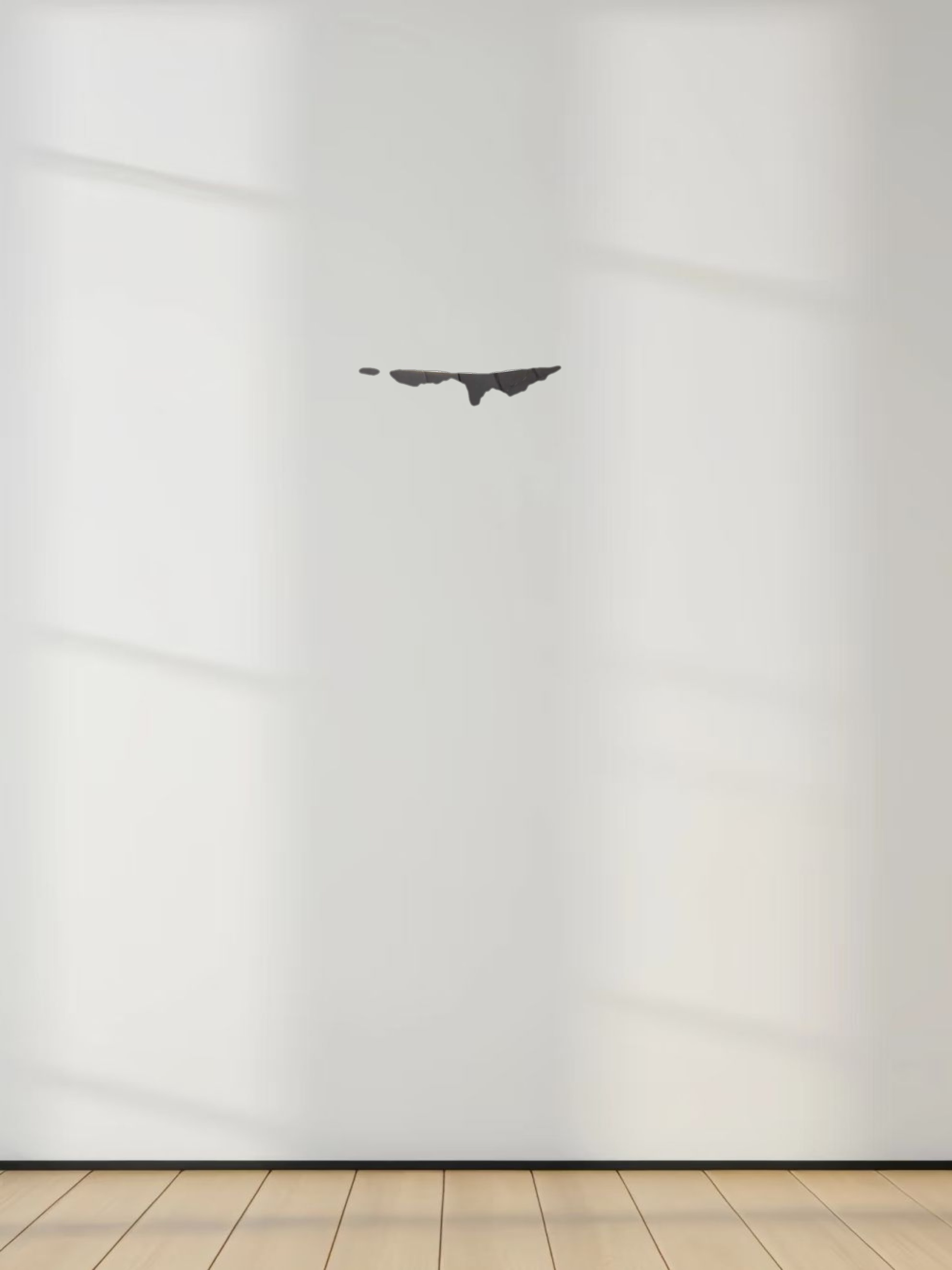 Croc Leather Skirt-Grey