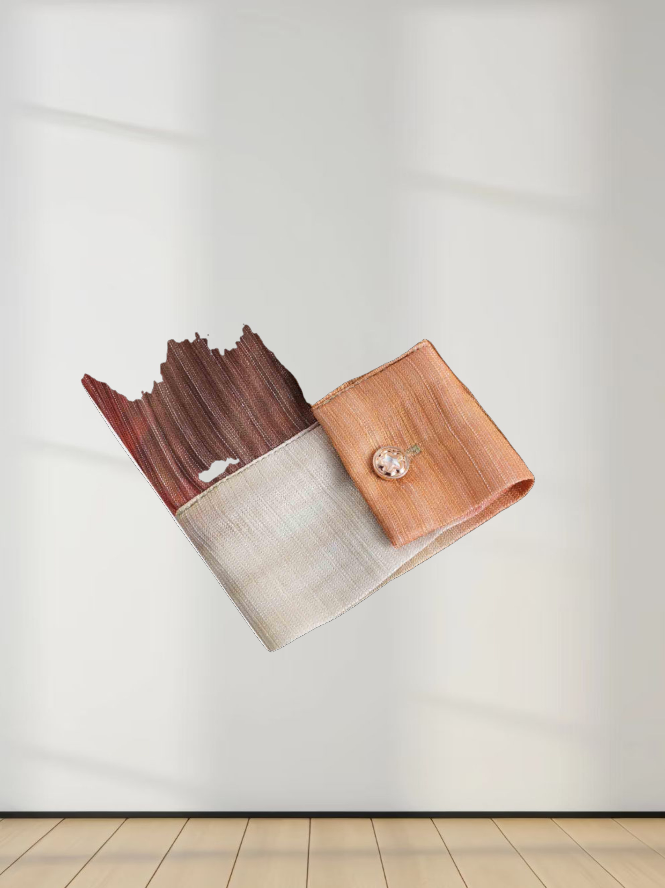 Micro Pleats Princess Style Dress-Copper Shimmer