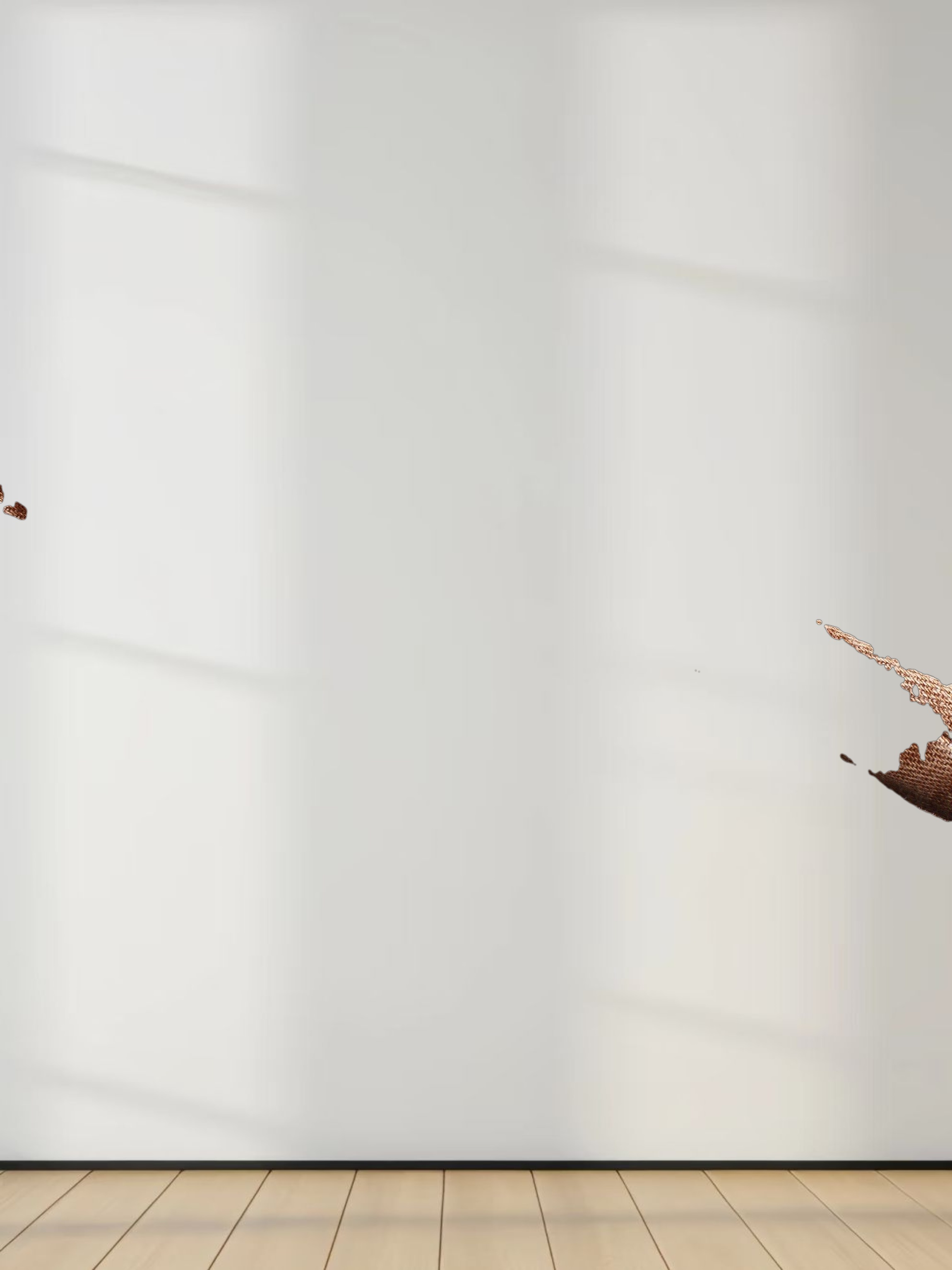 Denim Seamed Skirt-Brown