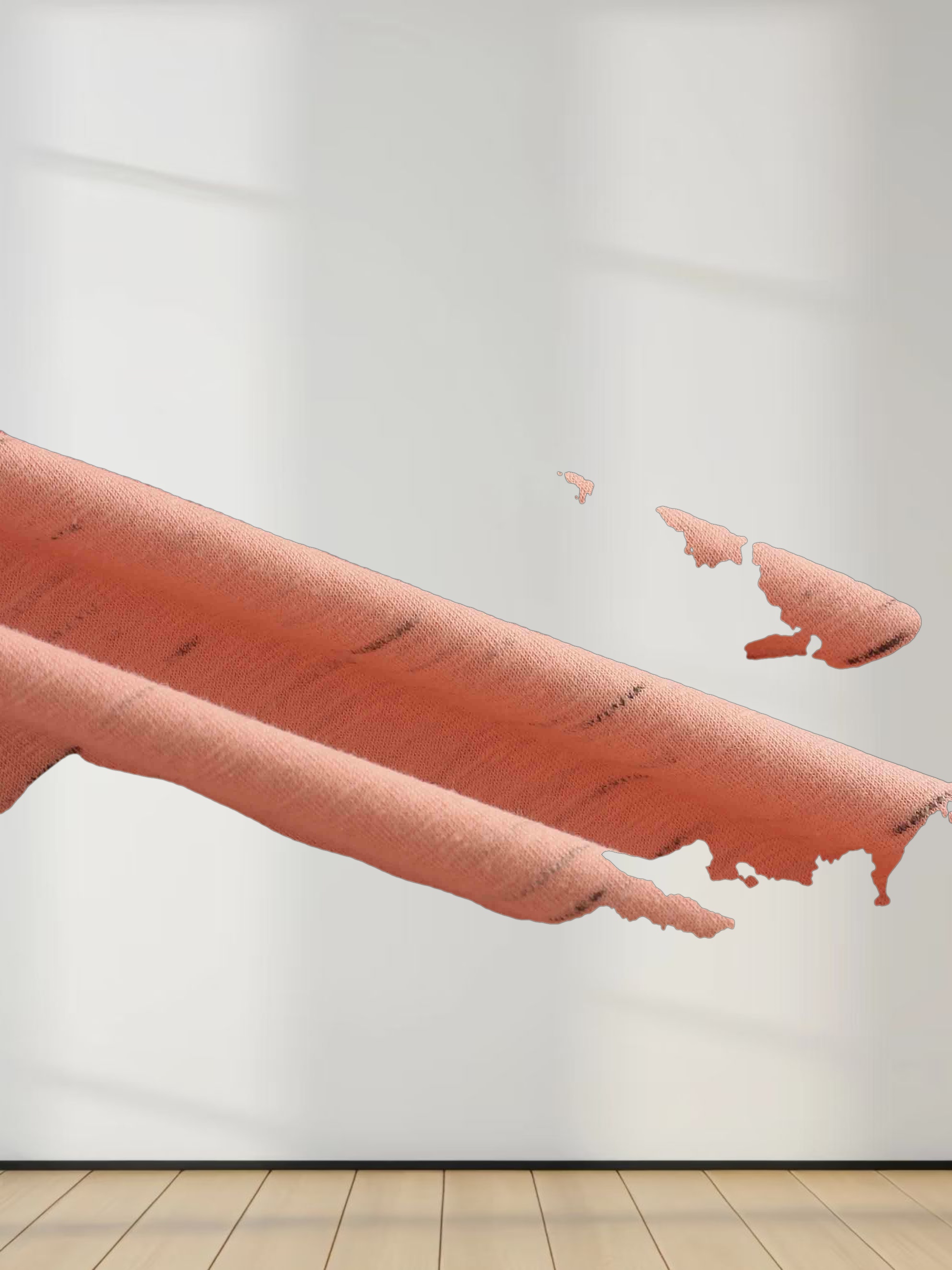 Spaced Dyed Tee-Coral