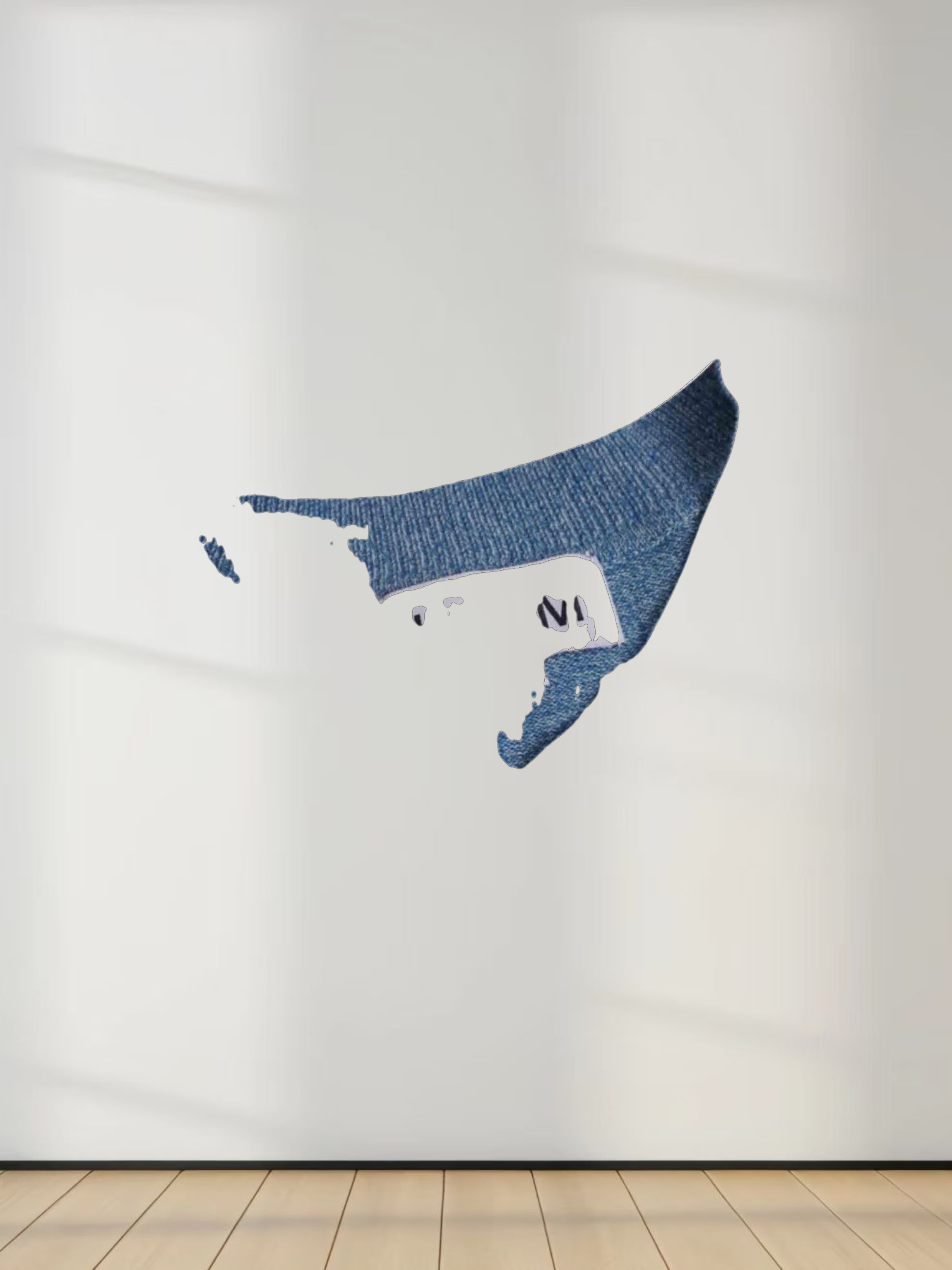 High V Lightweight Sweater-Heathered Blue