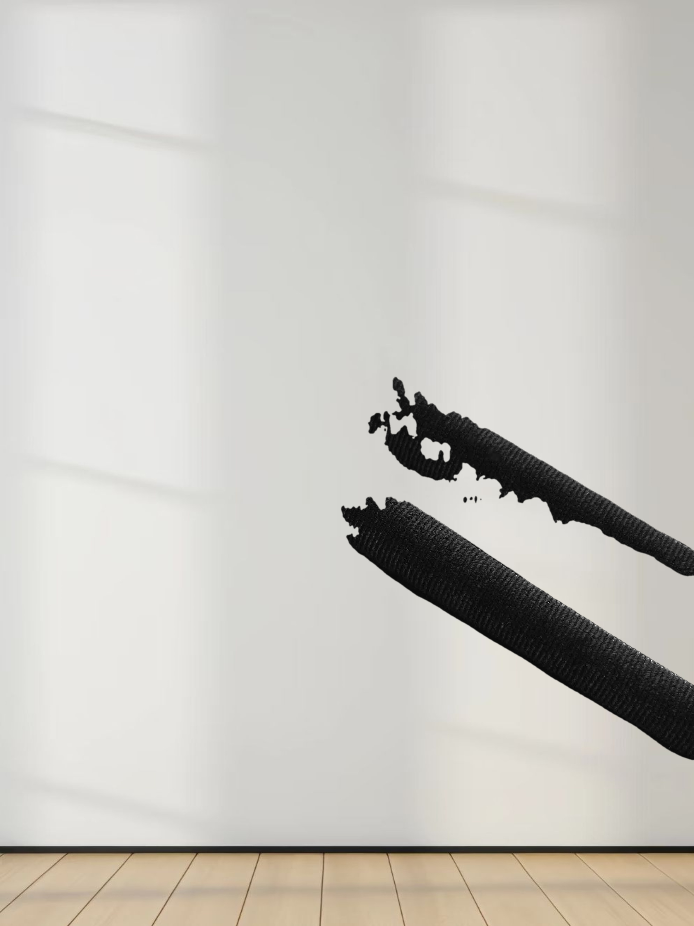 Velour Slip Dress - Black