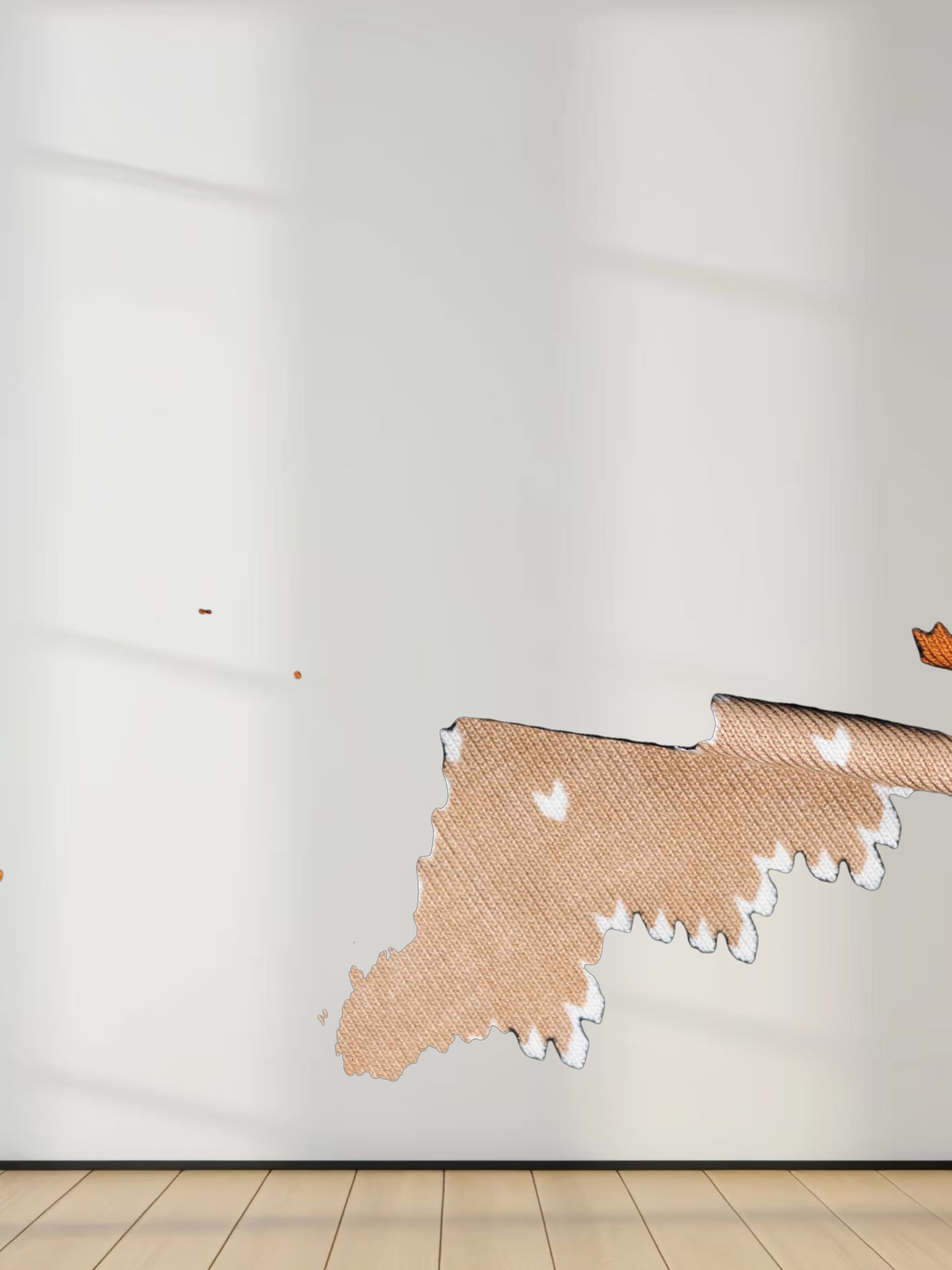 Mock Neck Sweater-Geo Floral