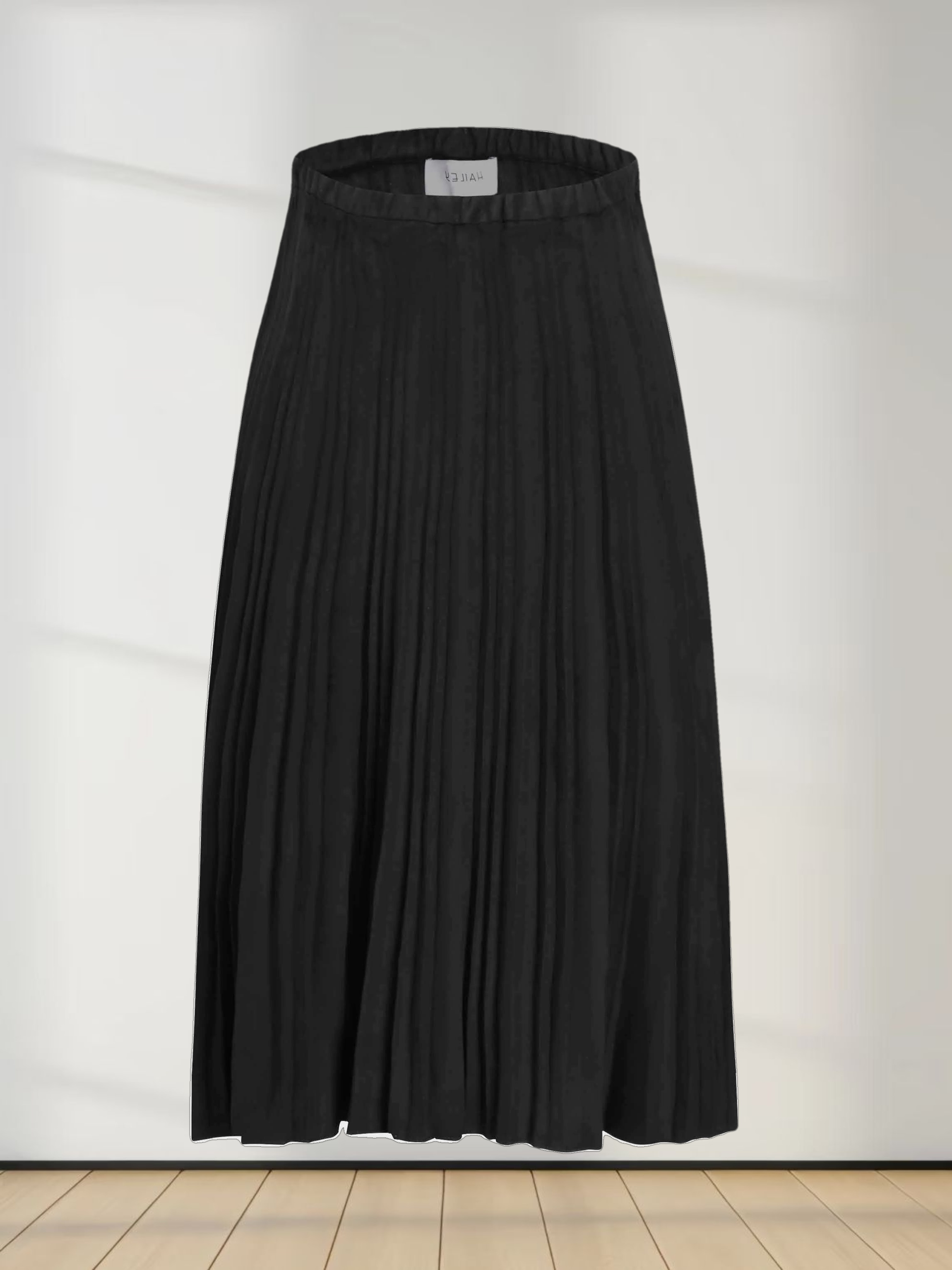 Pleated Faux Suede Skirt 25