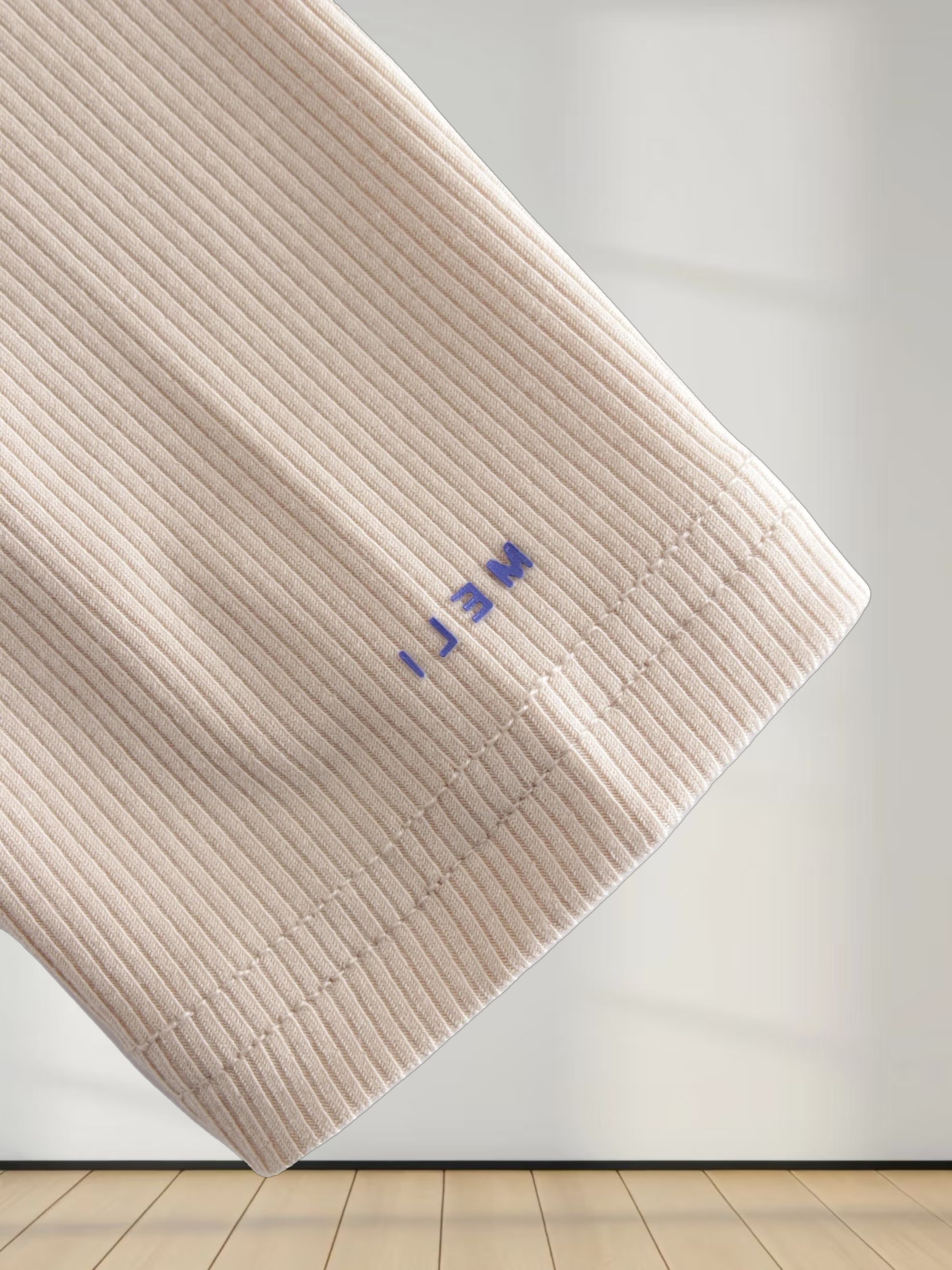 Crew Ribbed Dolman-Tan