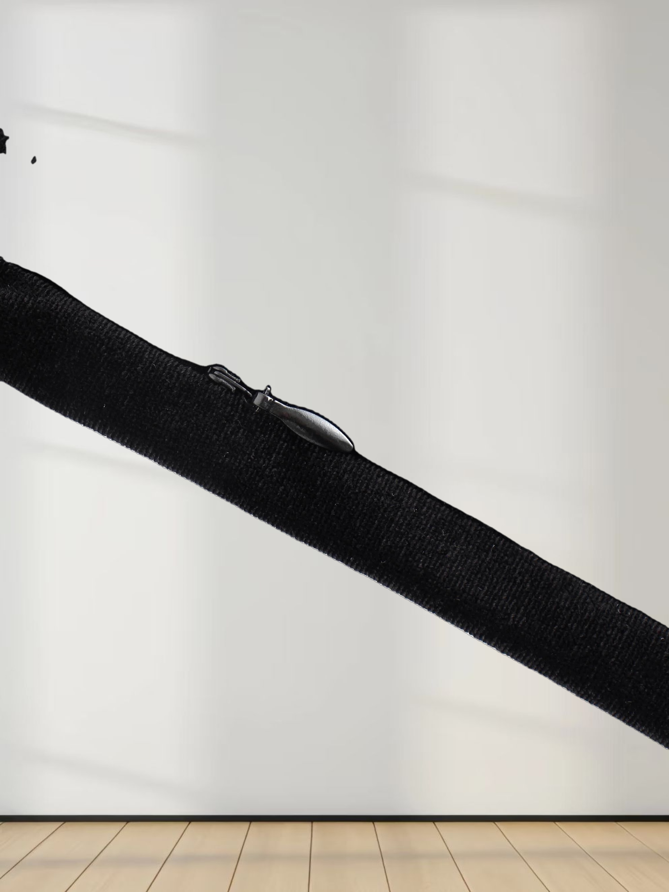 Ombre Velour Slip Dress-Black