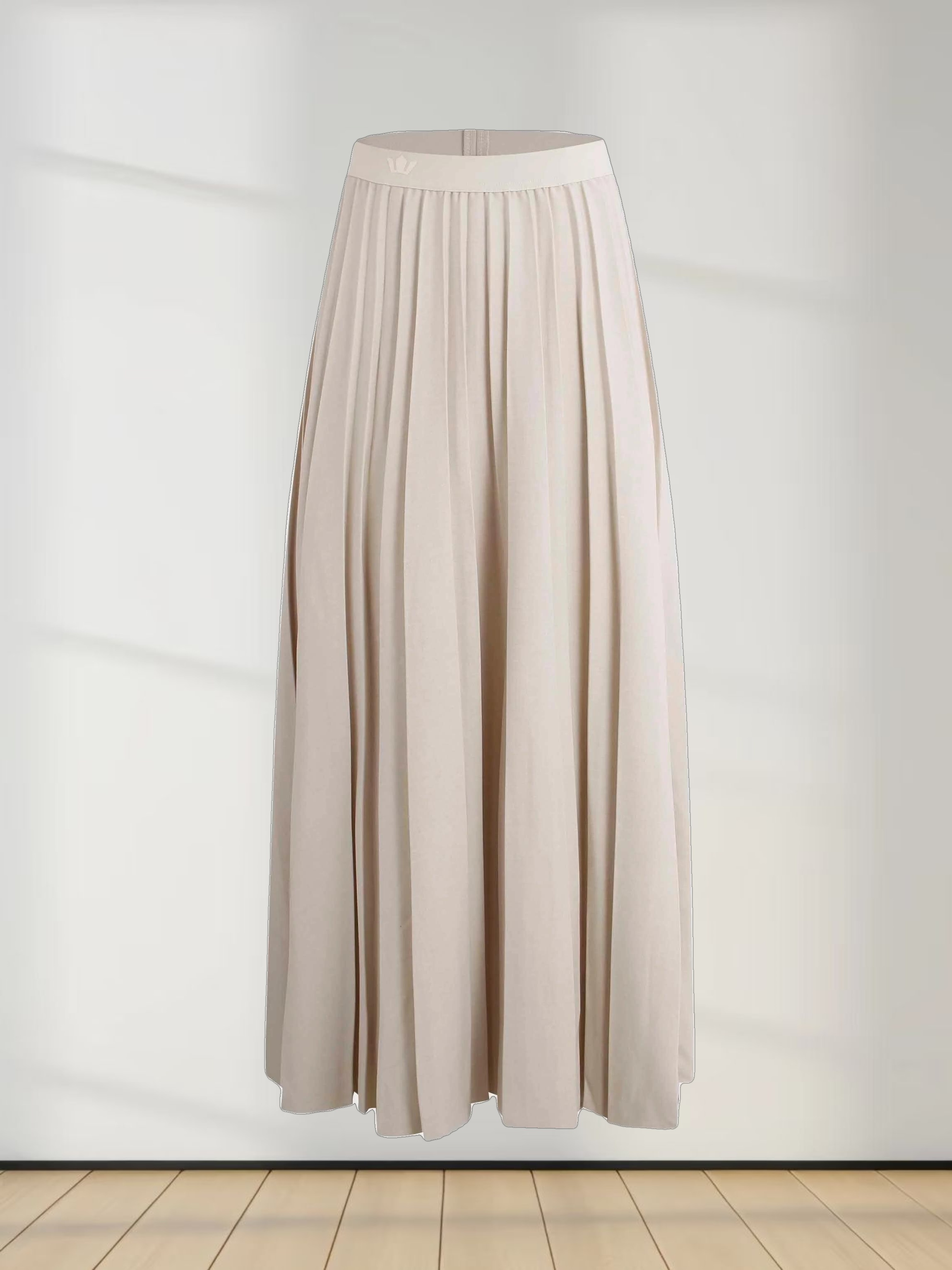 Marni Pleated Skirt-Ivory