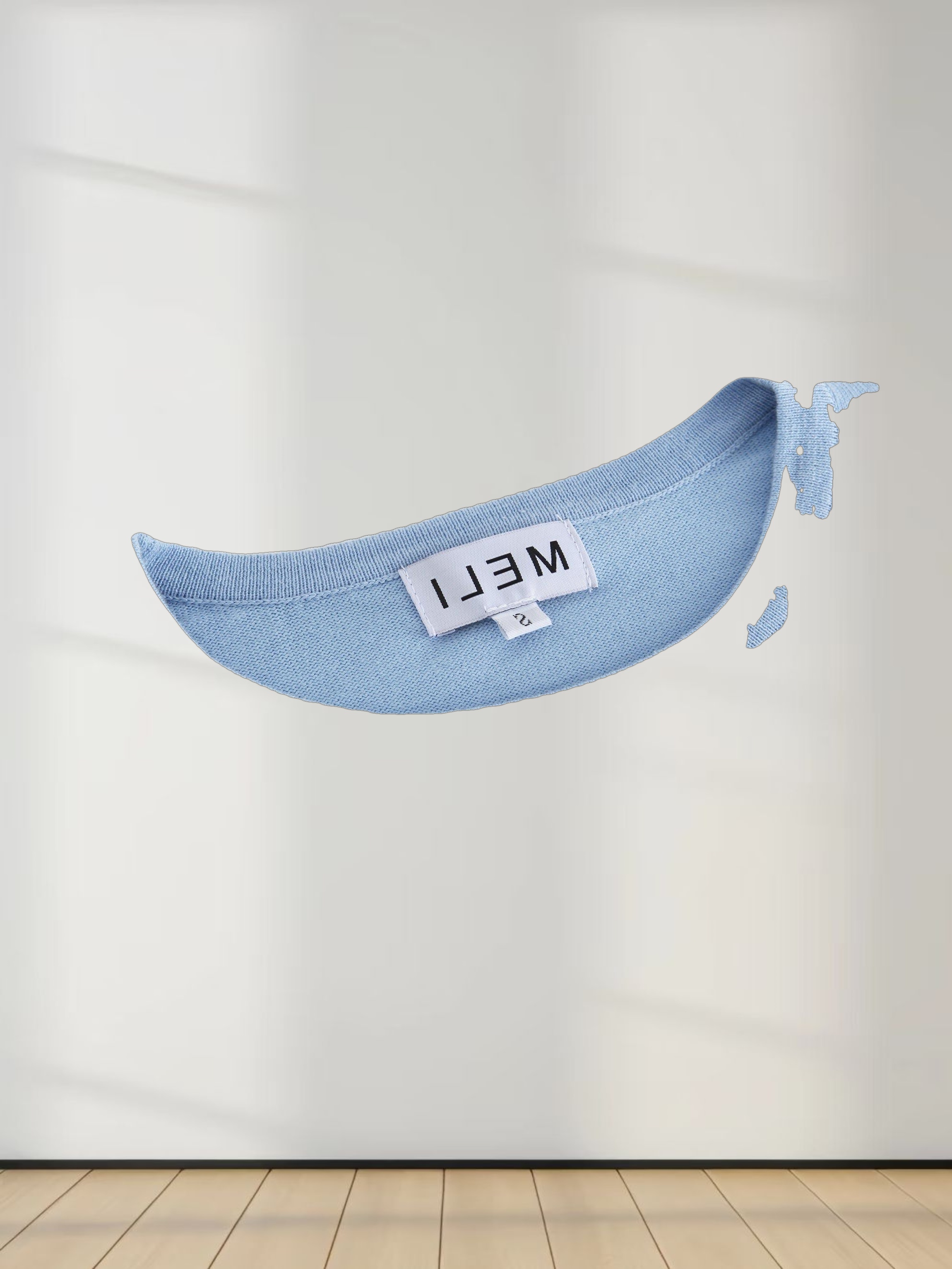 Oversized Lightweight Sweater-Light Blue