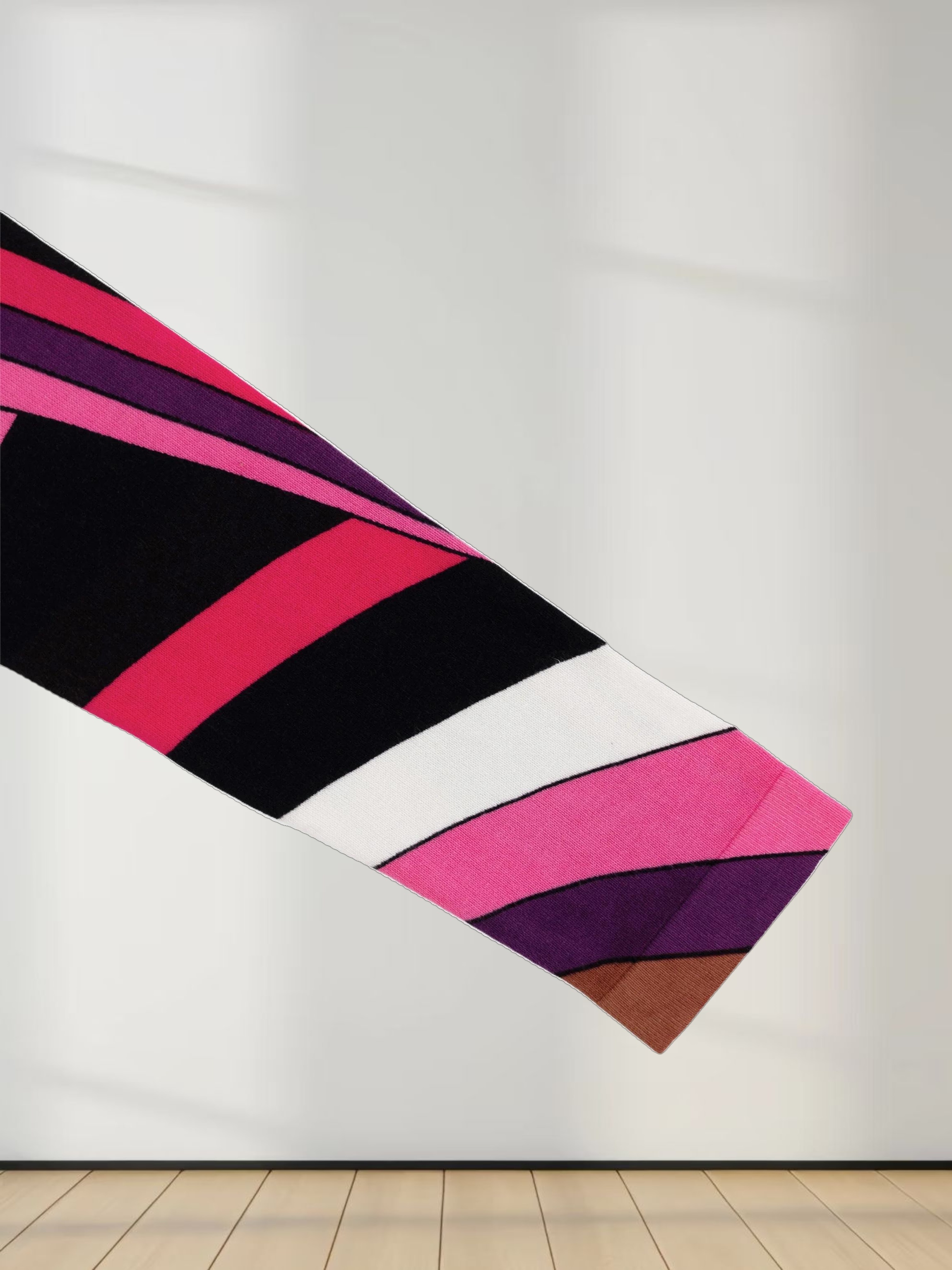 Mock Neck Sweater-Pink Swirl