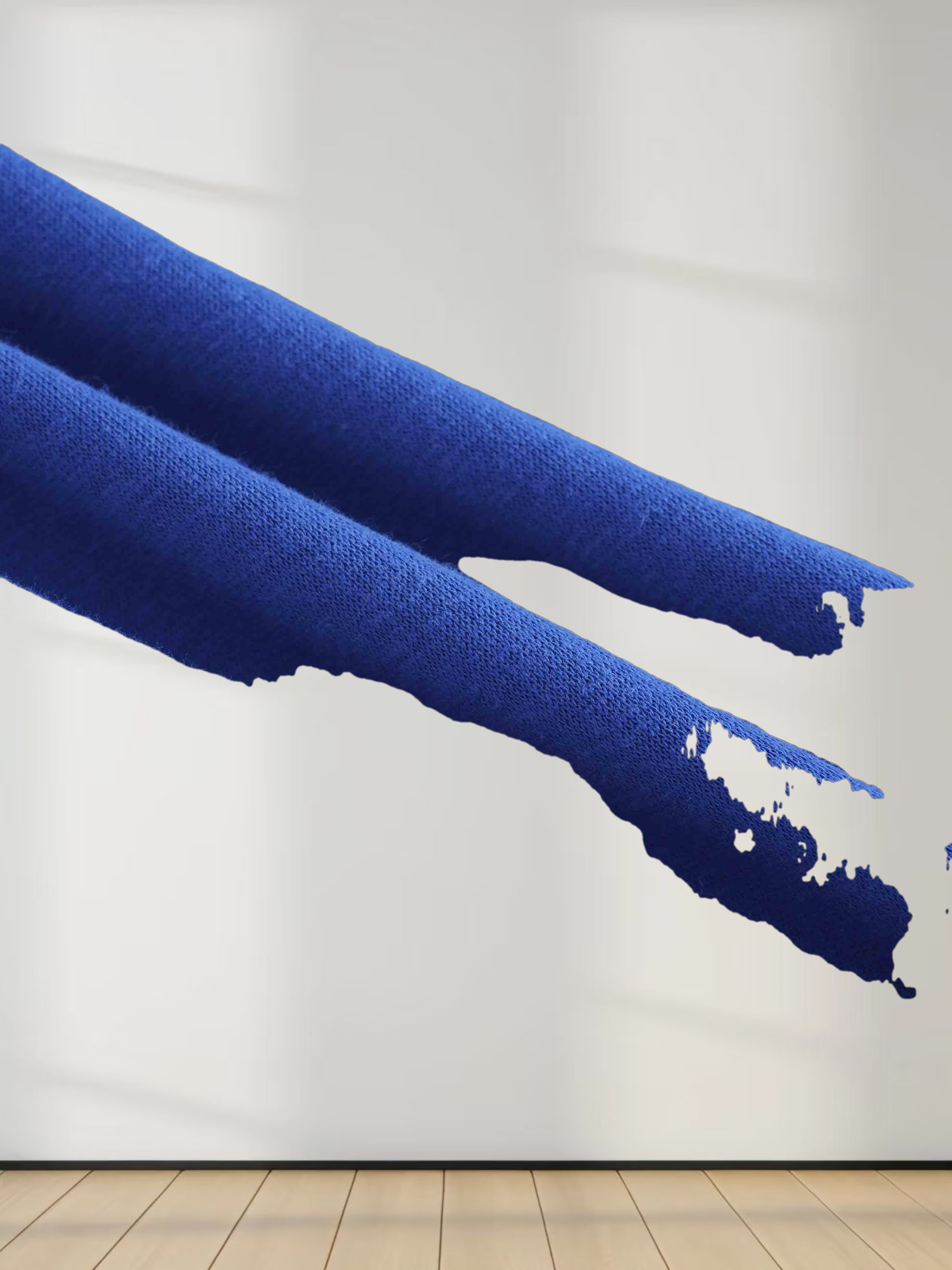 Embroidered Sweatshirt-Cobalt Blue