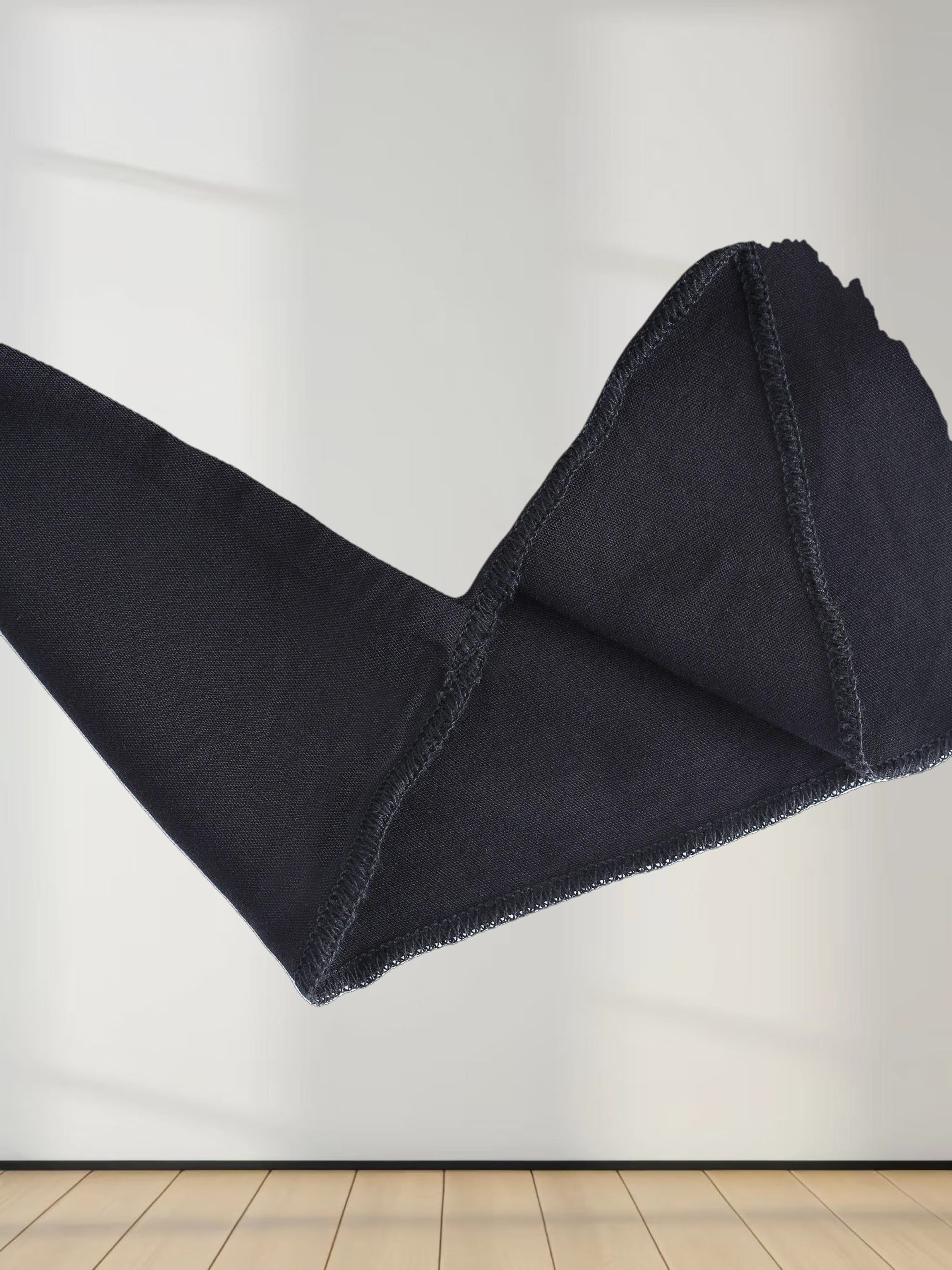 DOUBLE LAYER SKIRT-BLACK