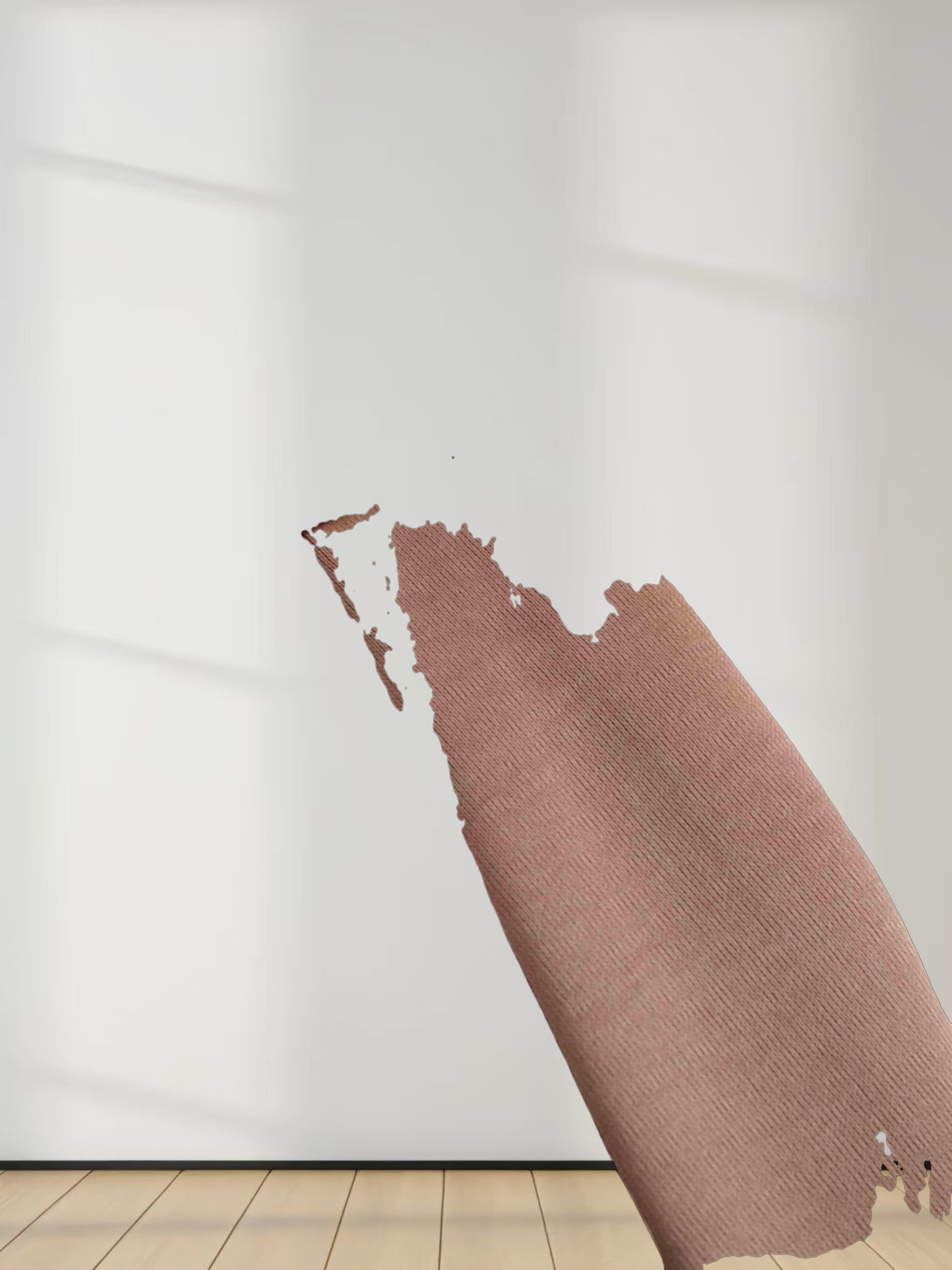 High/Low Faux Satin Crossover Top-Taupe