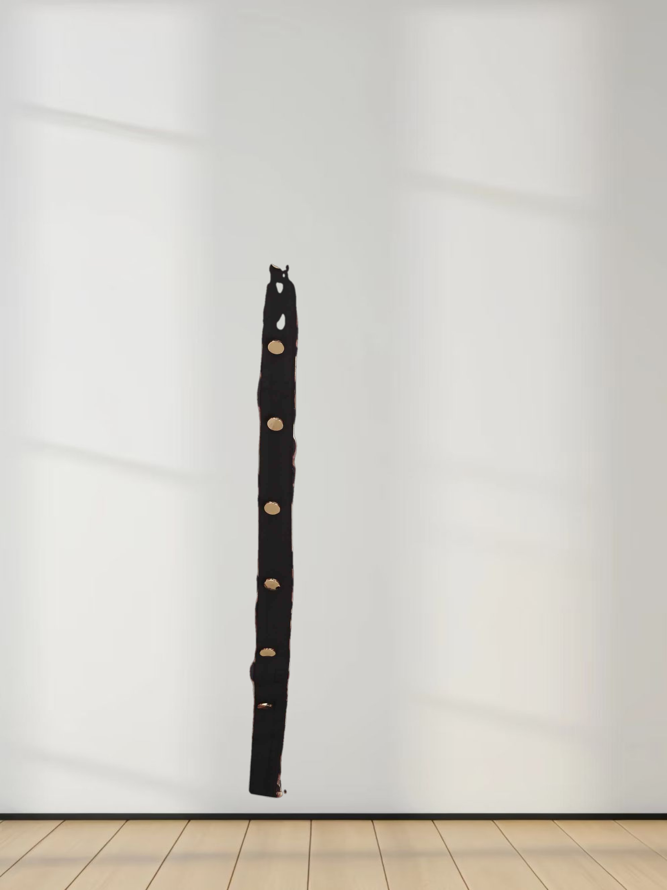 Asymmetrical Pleat Skirt-Leopard Print