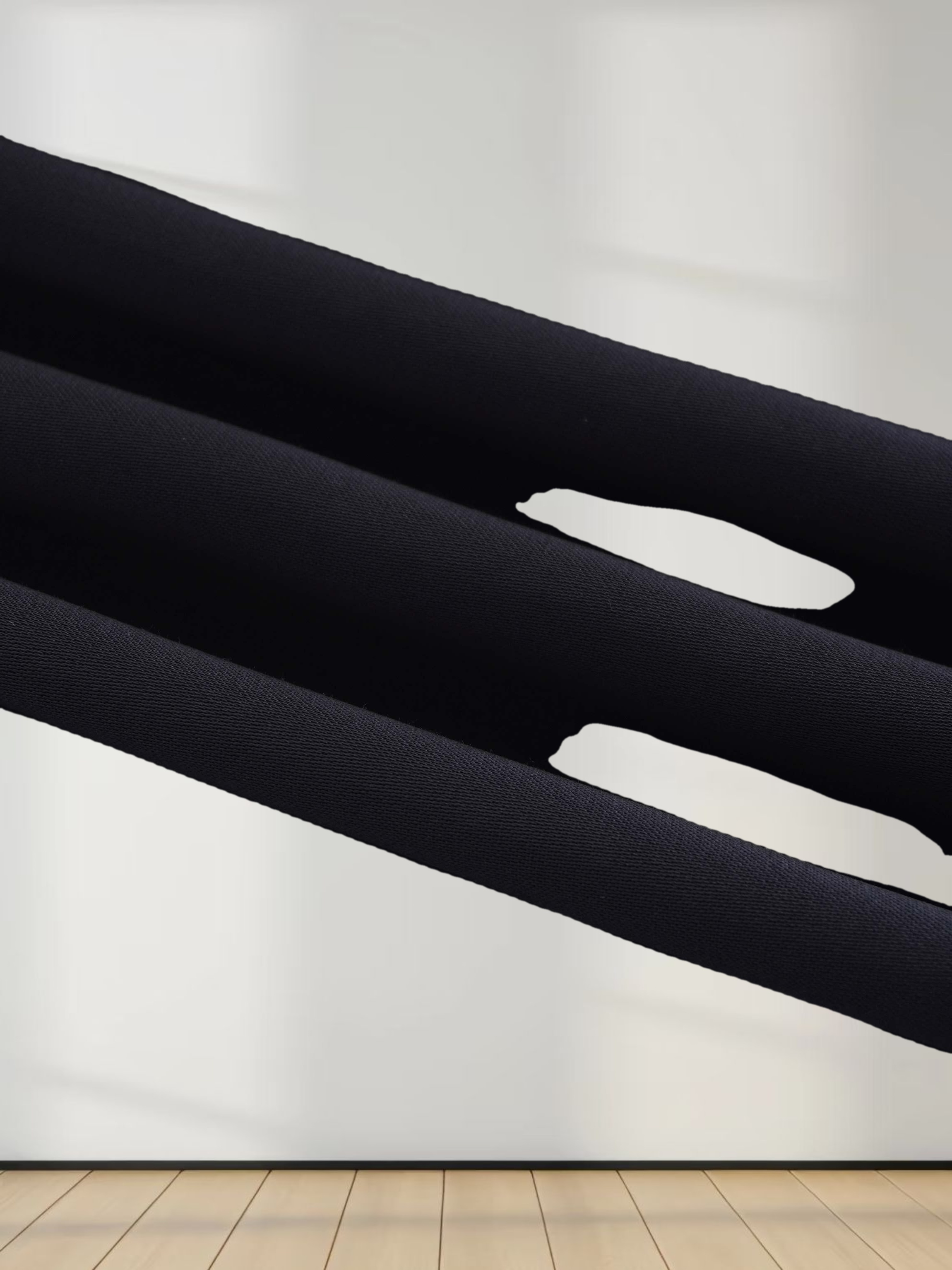 Gathered Back Shirtdress-Black