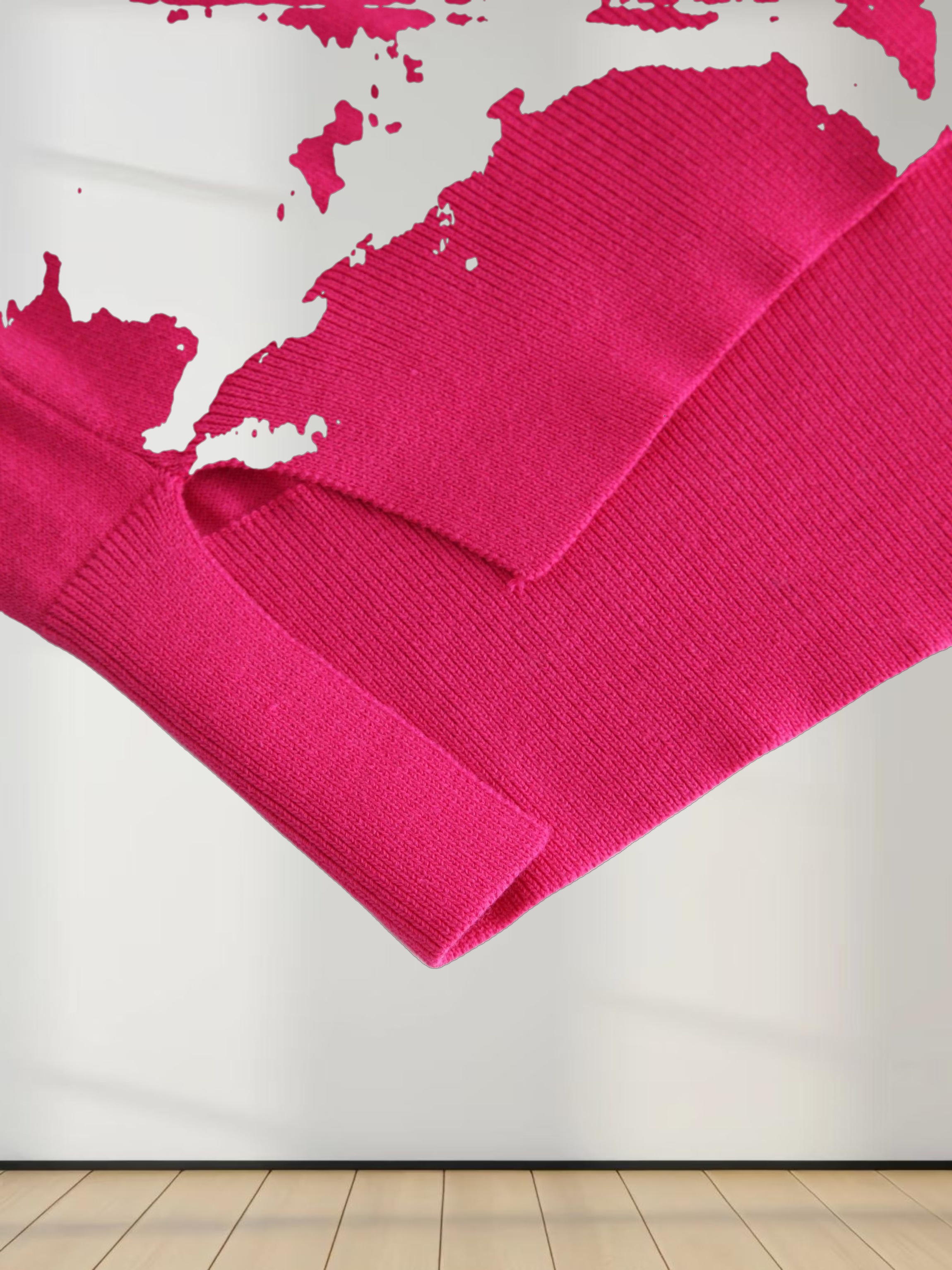 Oversized Lightweight Sweater-Pink