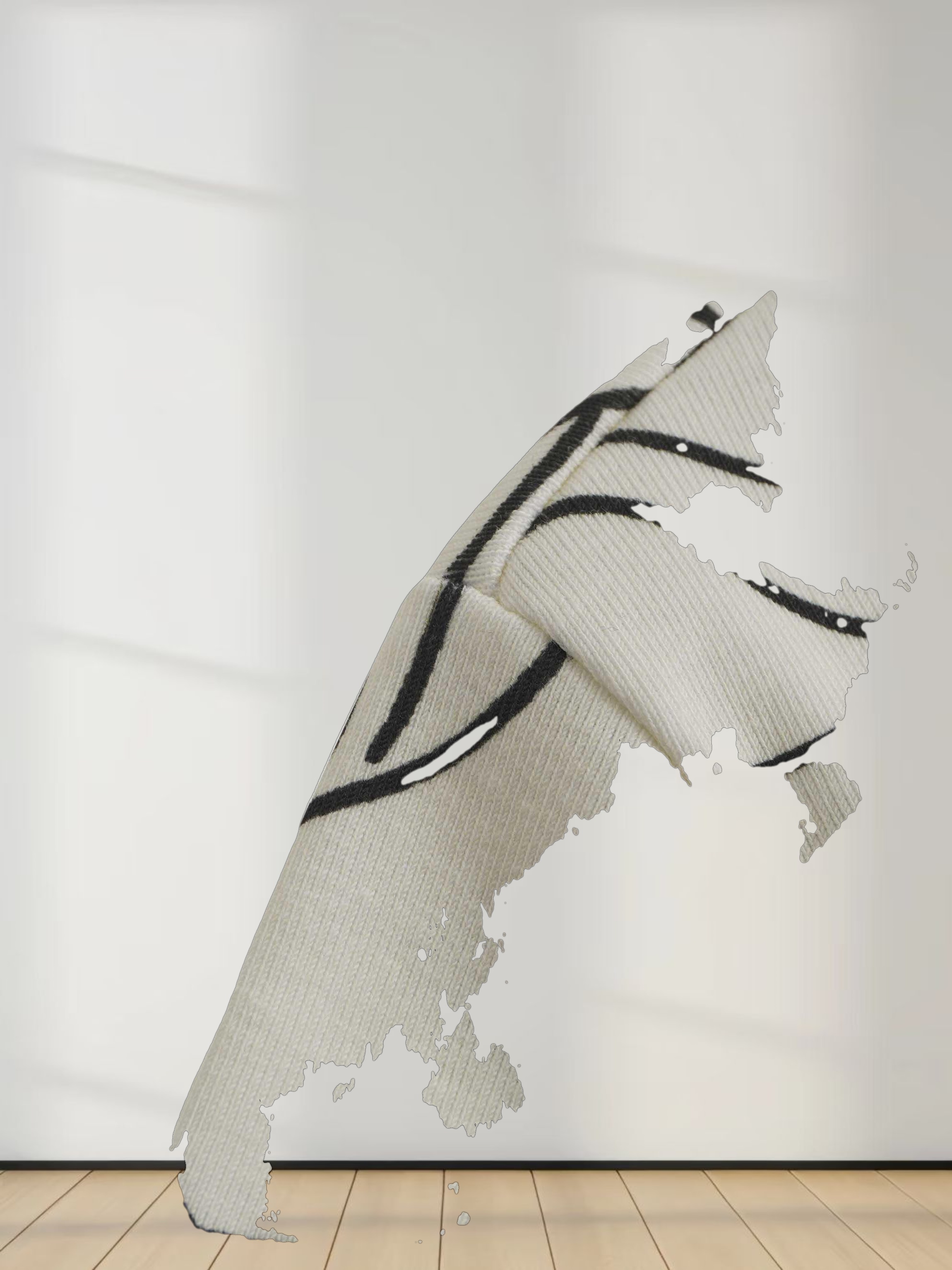 Basic Printed T-shirt-Oversized Floral Brown