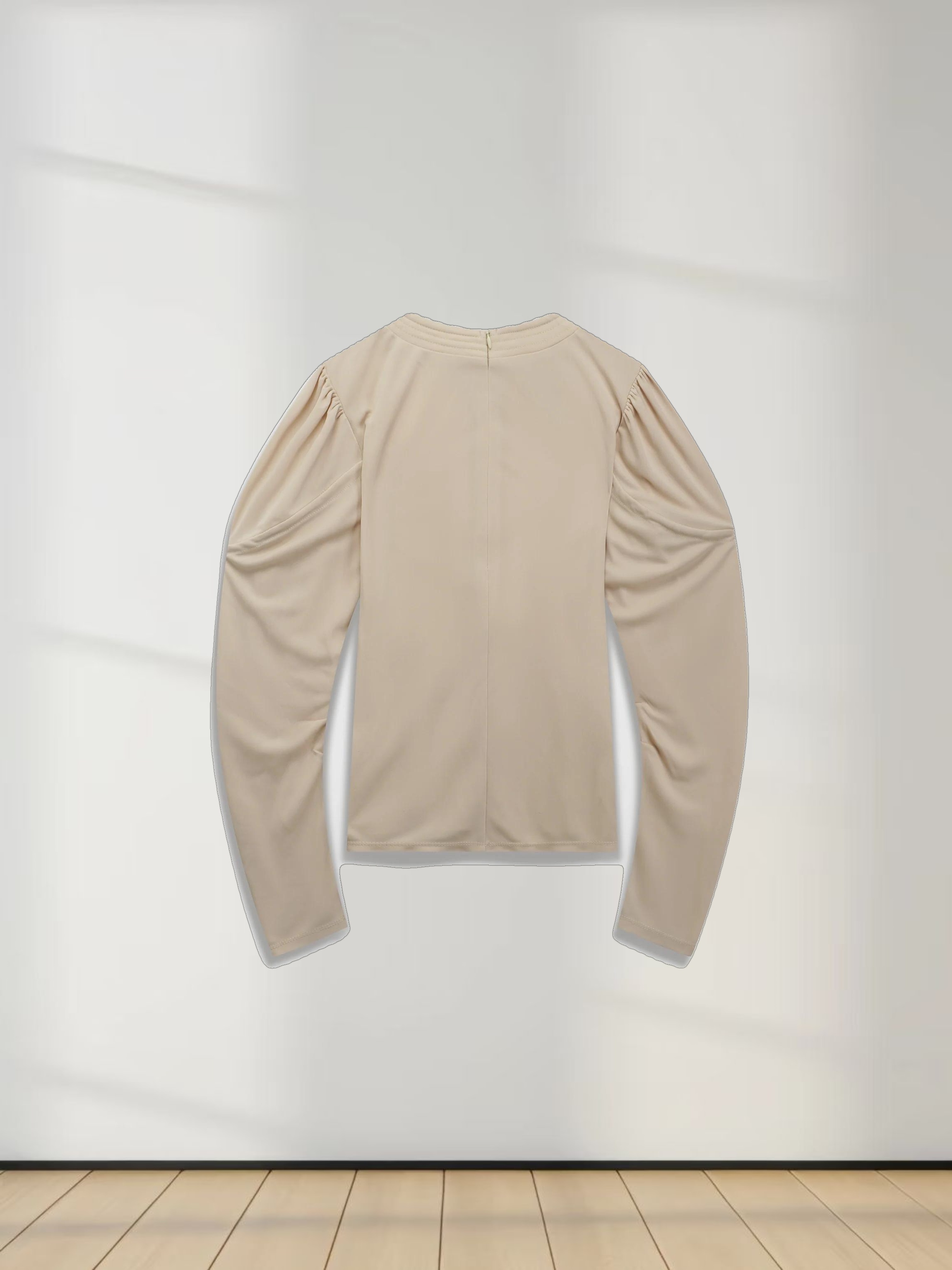 Princess Stitched High V top-Cream