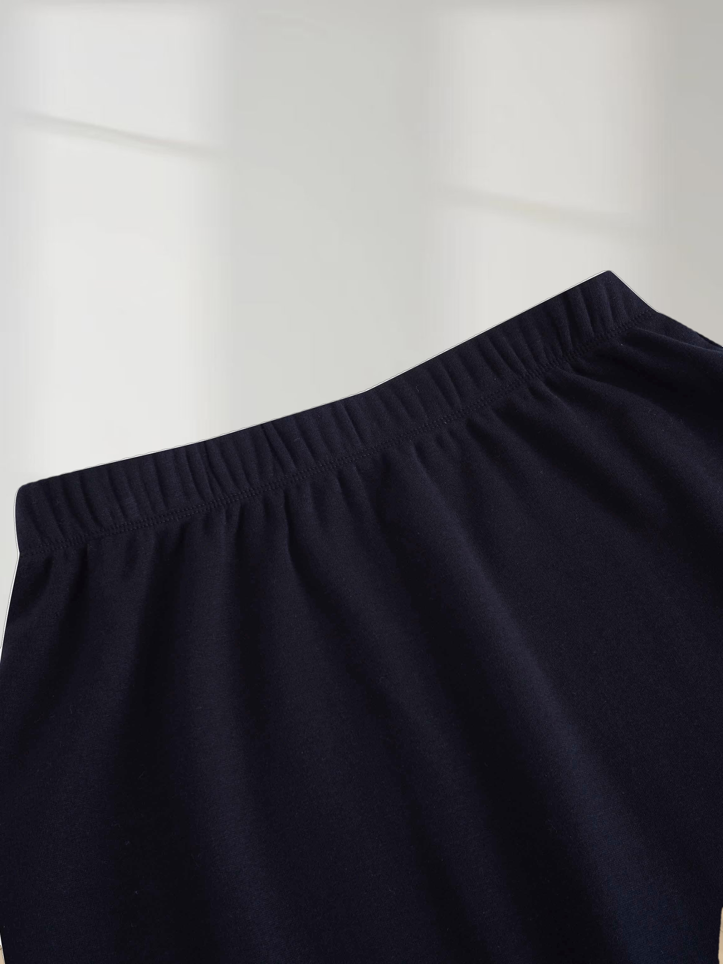 Straight Maxi Sweatshirt Skirt-Black