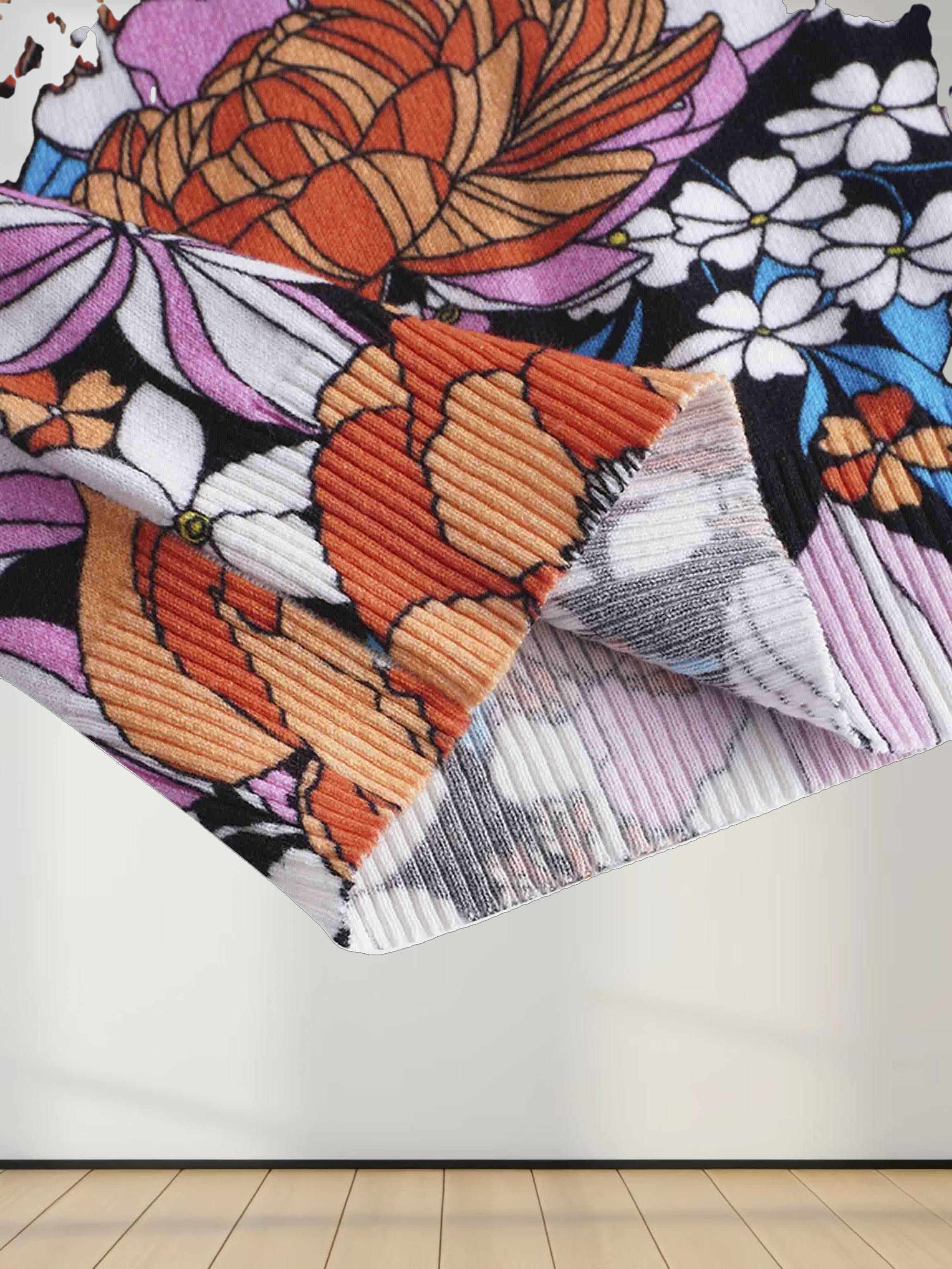 Printed Sweater-Kaleidoscope Field