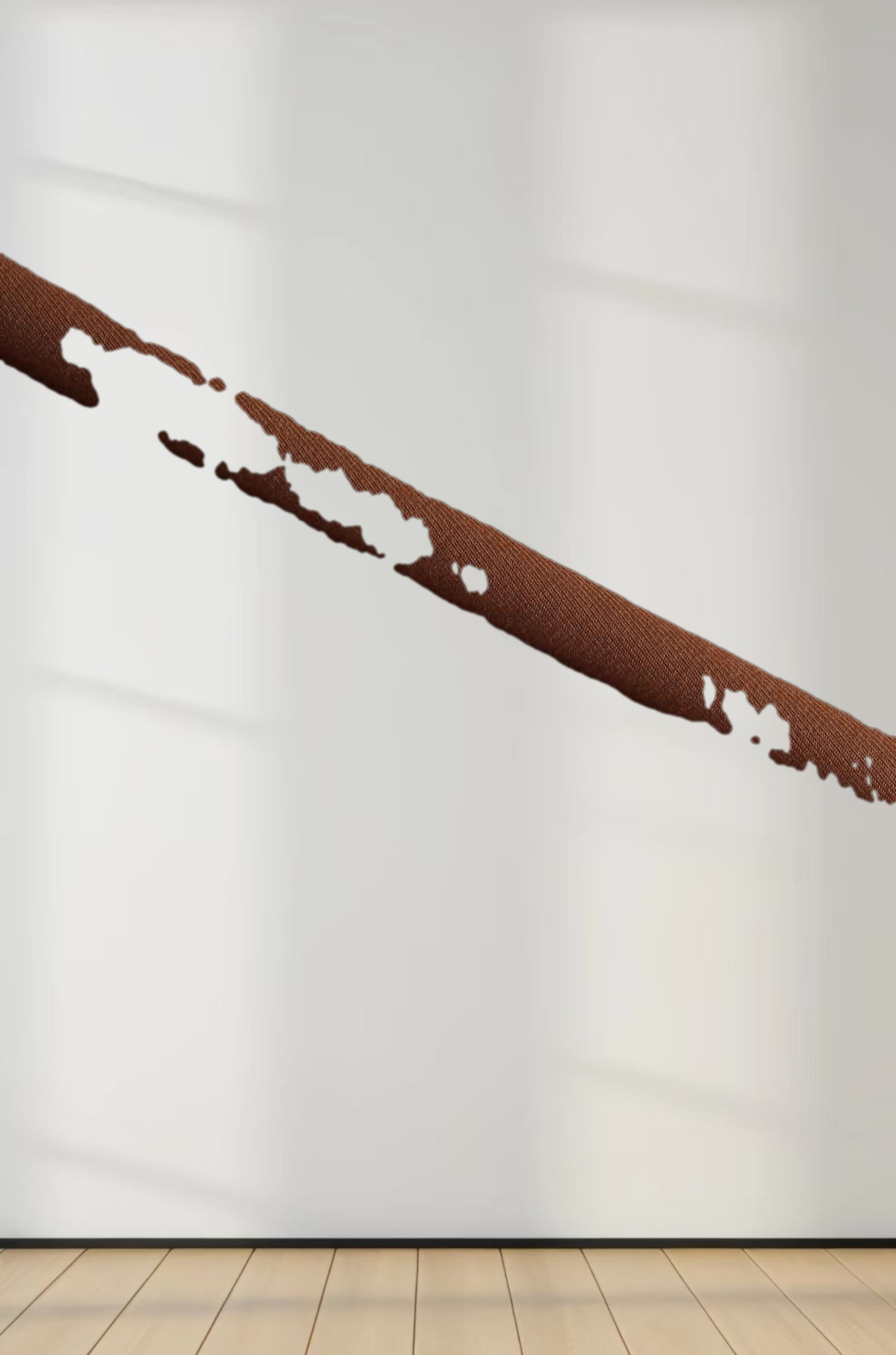 RIBBED BOTTOM T-SHIRT-MOCHA BROWN