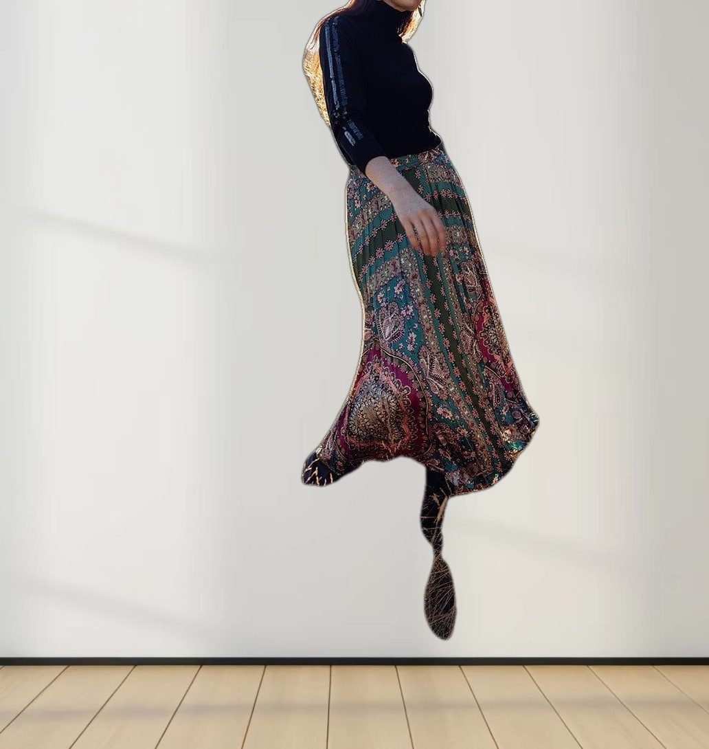 Sequin Trim Sweater-Black