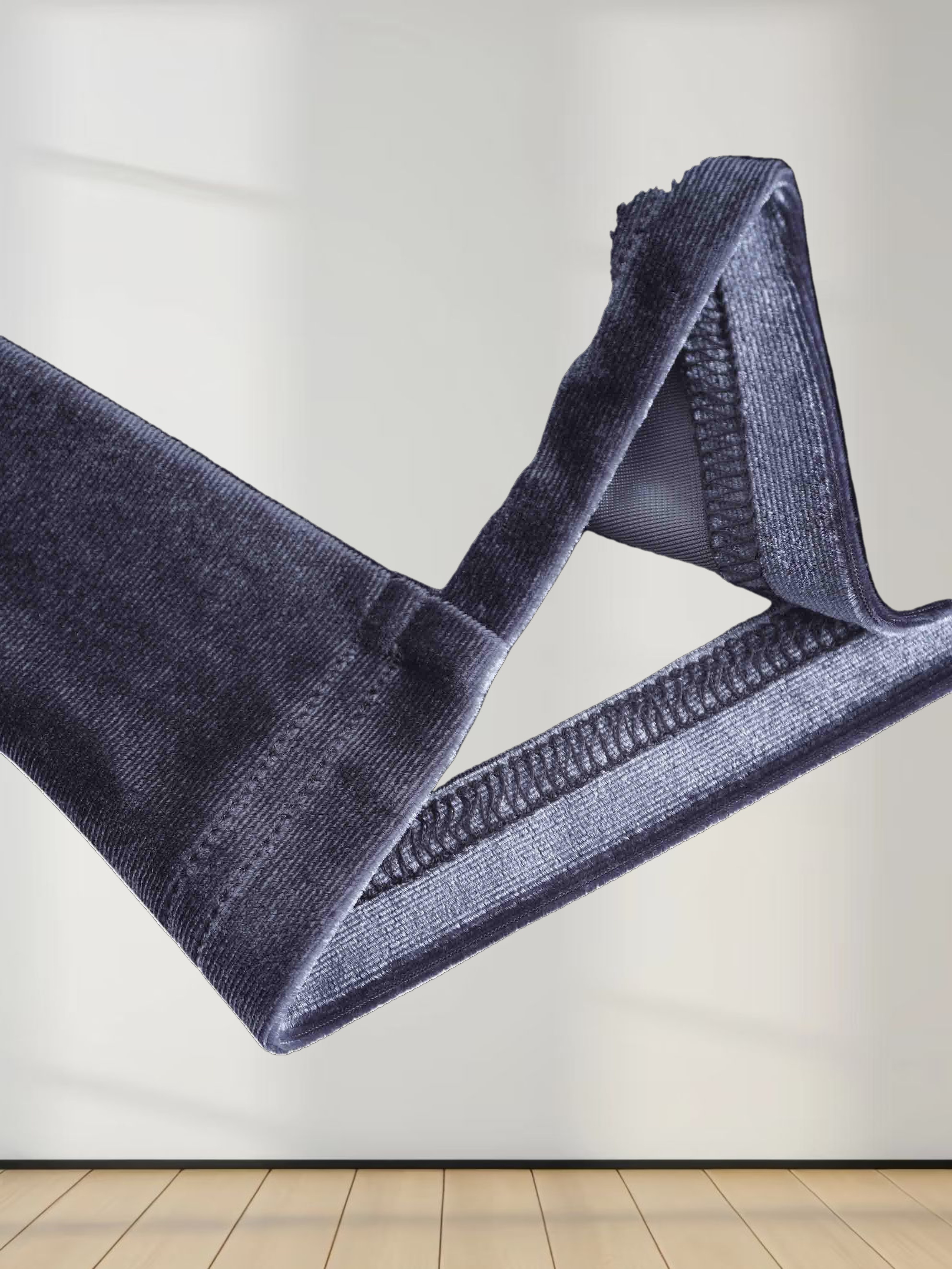 Velour Slip Dress - Grey