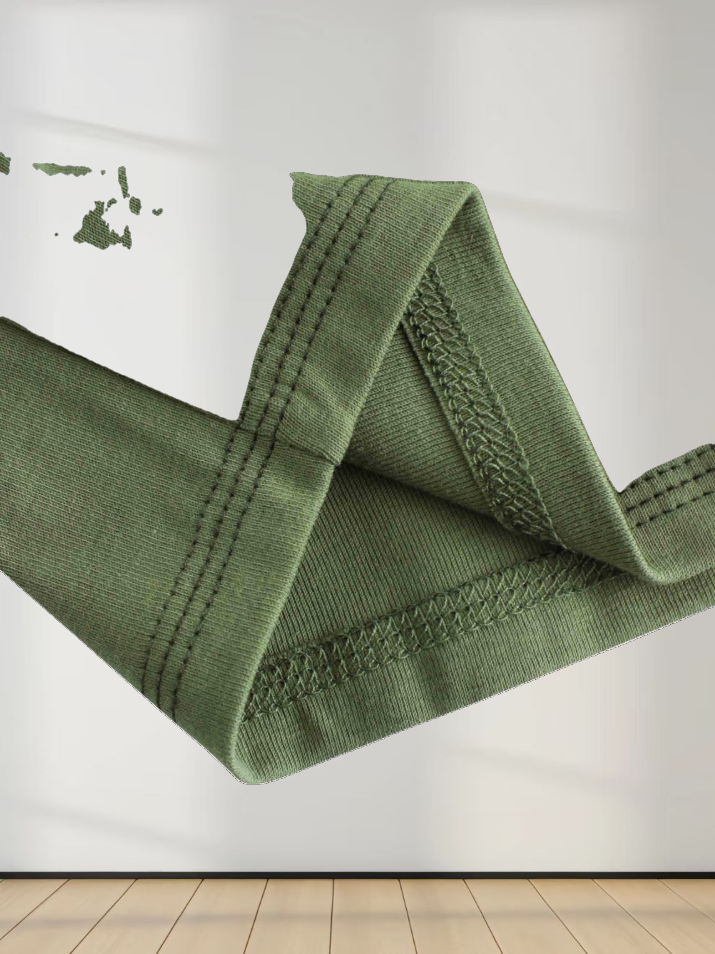 Basic T-Shirt Cropped Cardigan-Olive