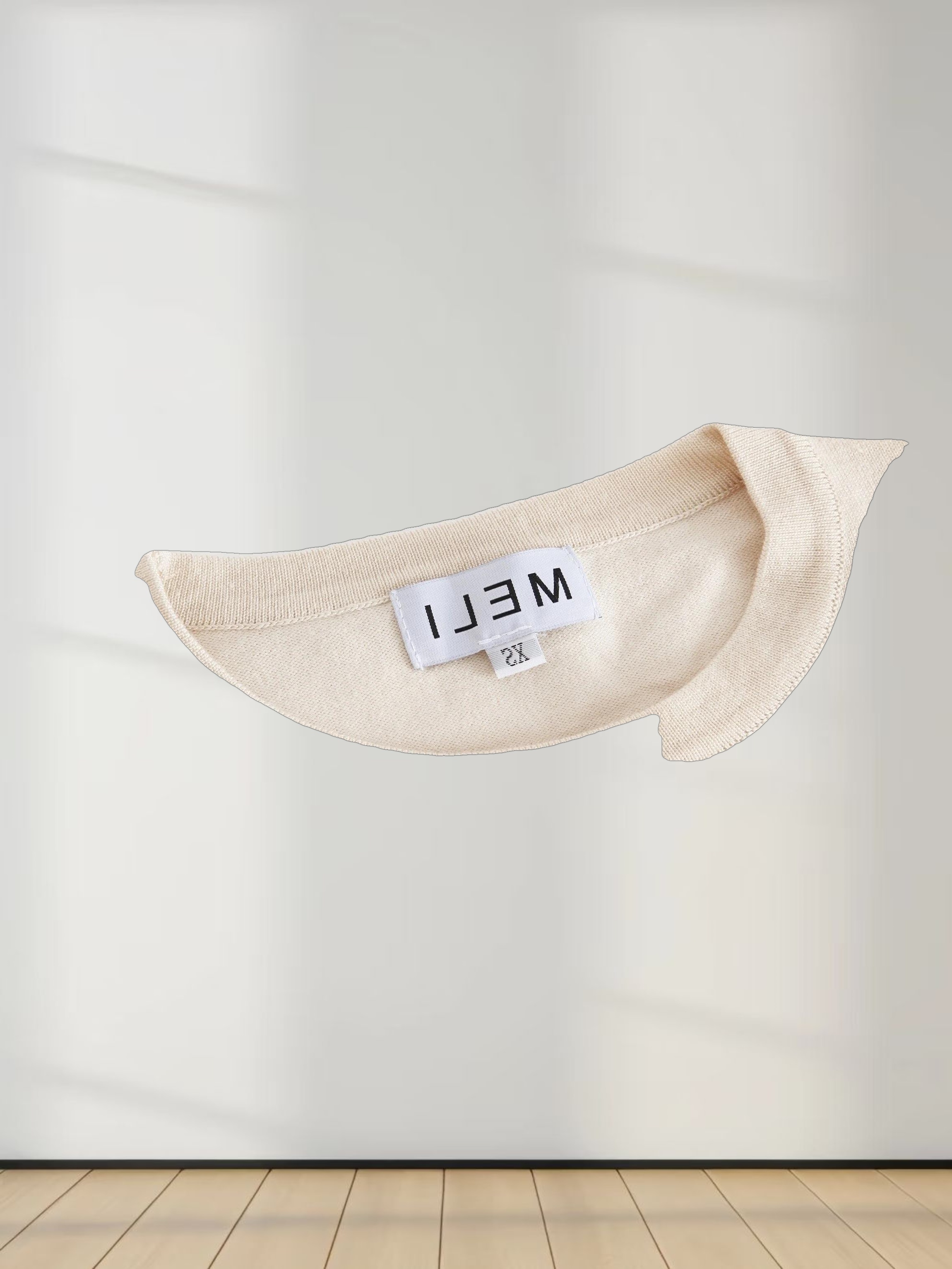 Basic Crew Sweater LS-Ivory