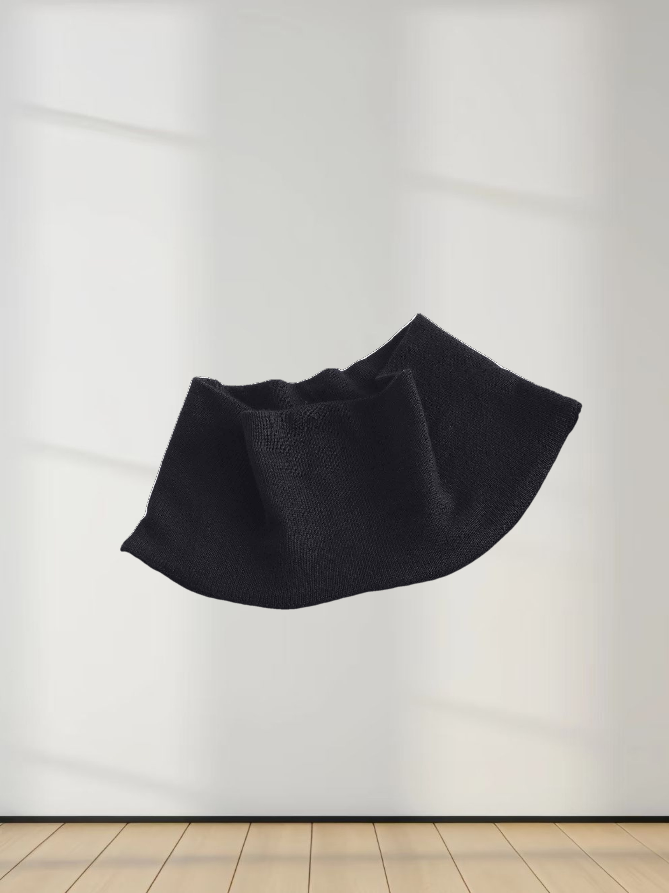 Knit Turtleneck-Black