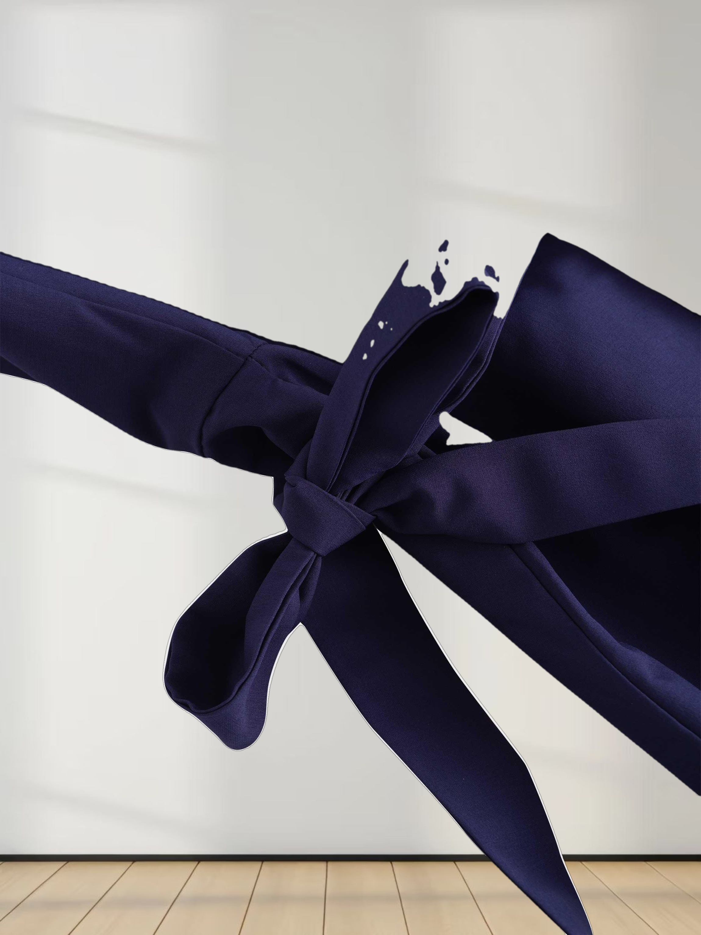 Side Bow Jumper-Navy