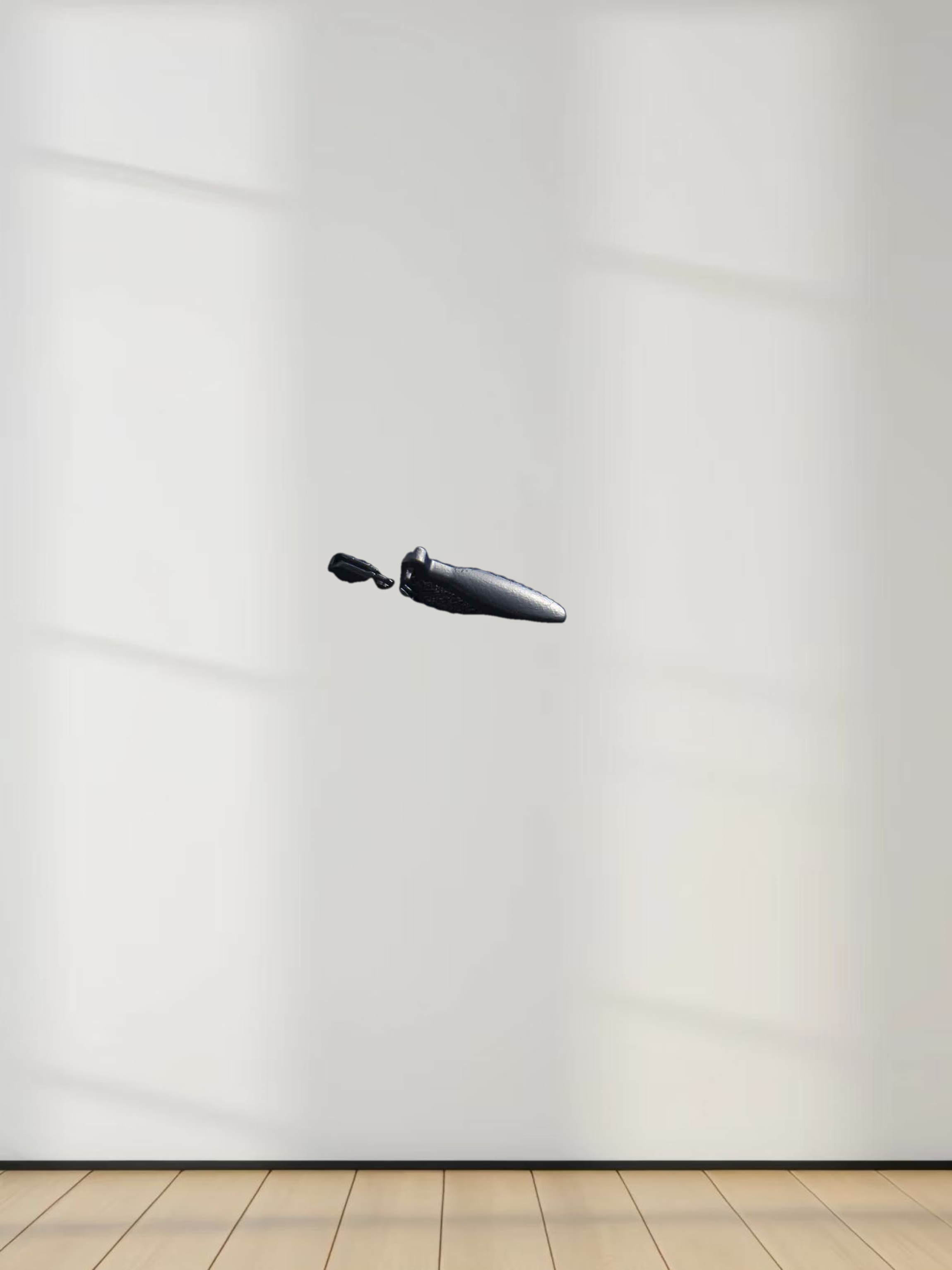 Side Button Yoke Skirt-Navy