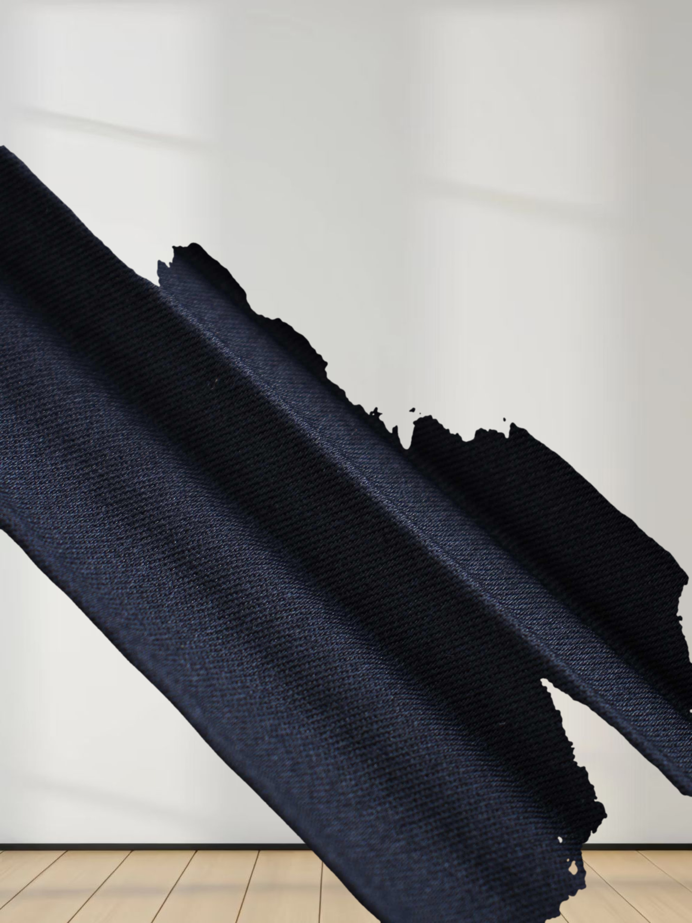 Mix Pleat Skirt-Navy