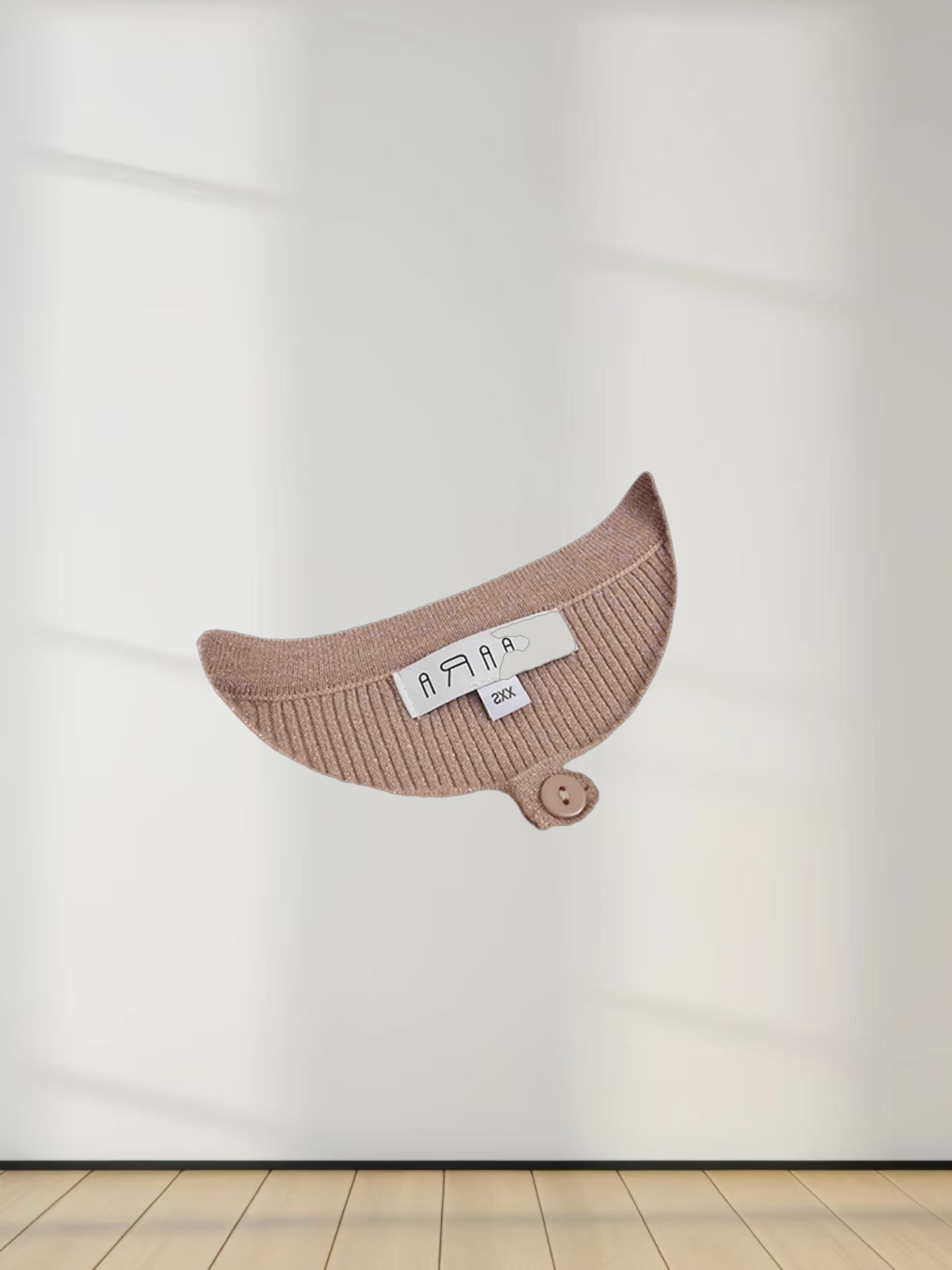 Lurex Ribbed Sweater-Blush