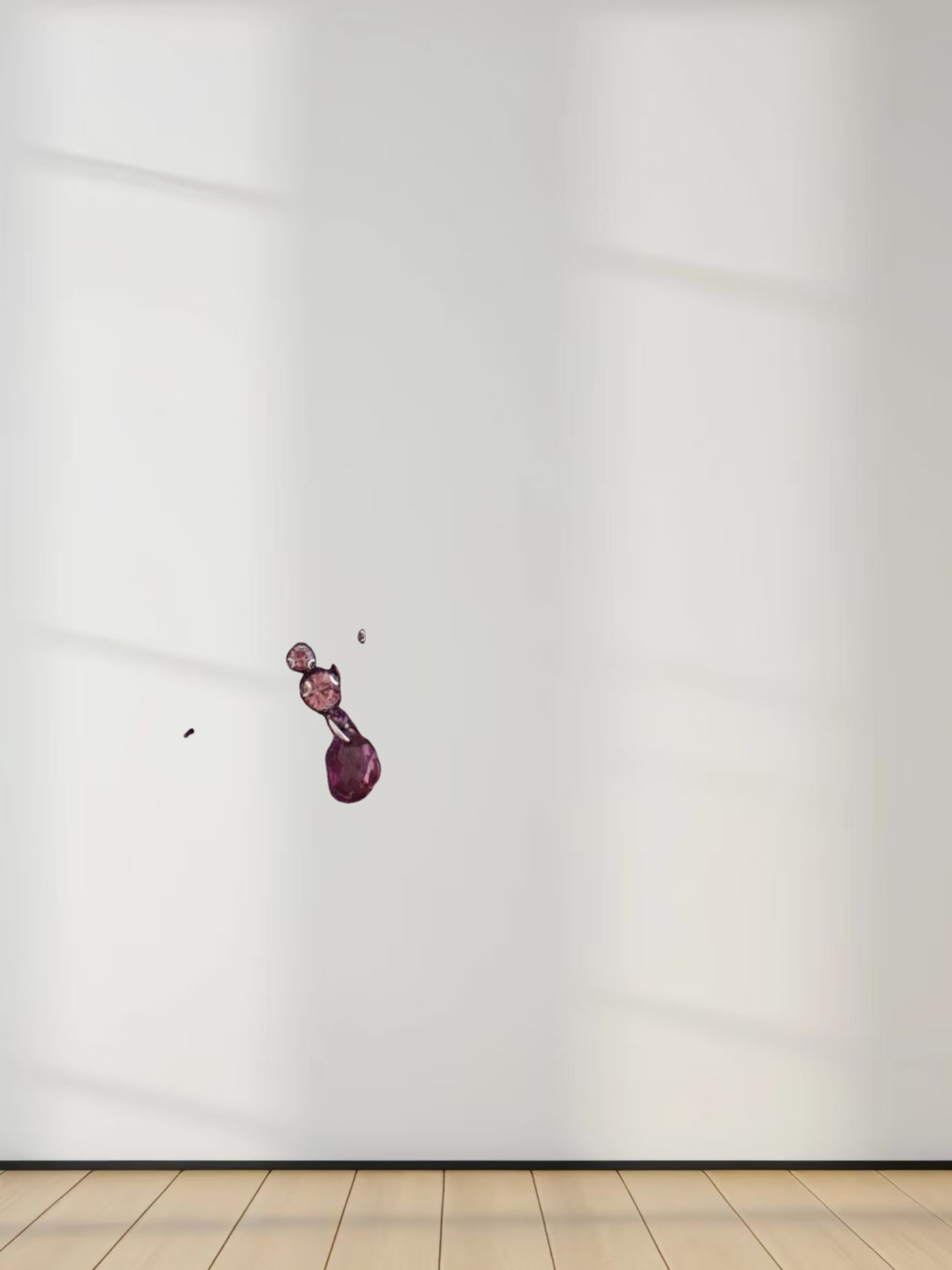 Beaded Turtleneck-Purple