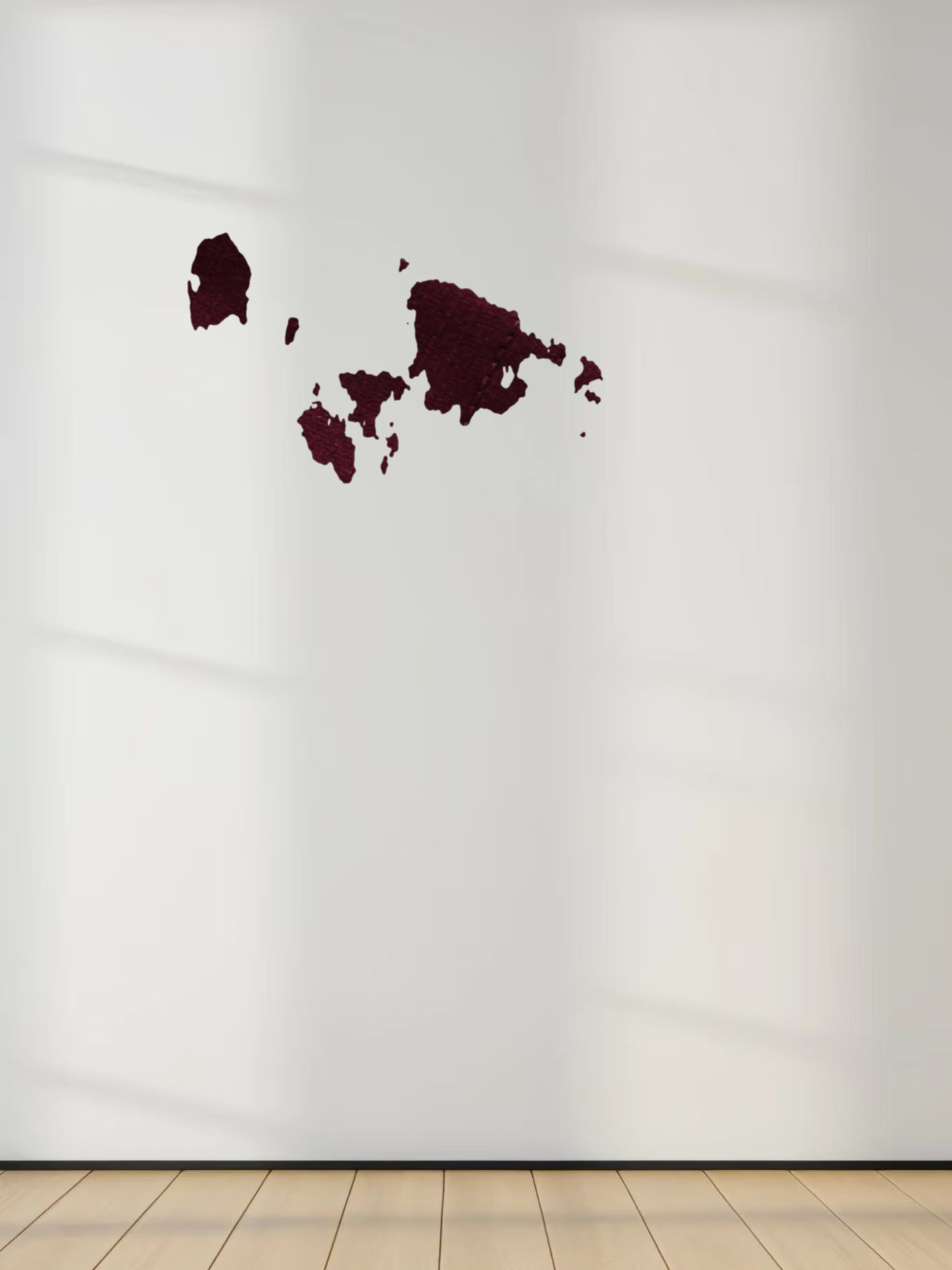 Crew Bomber Tee-Burgundy