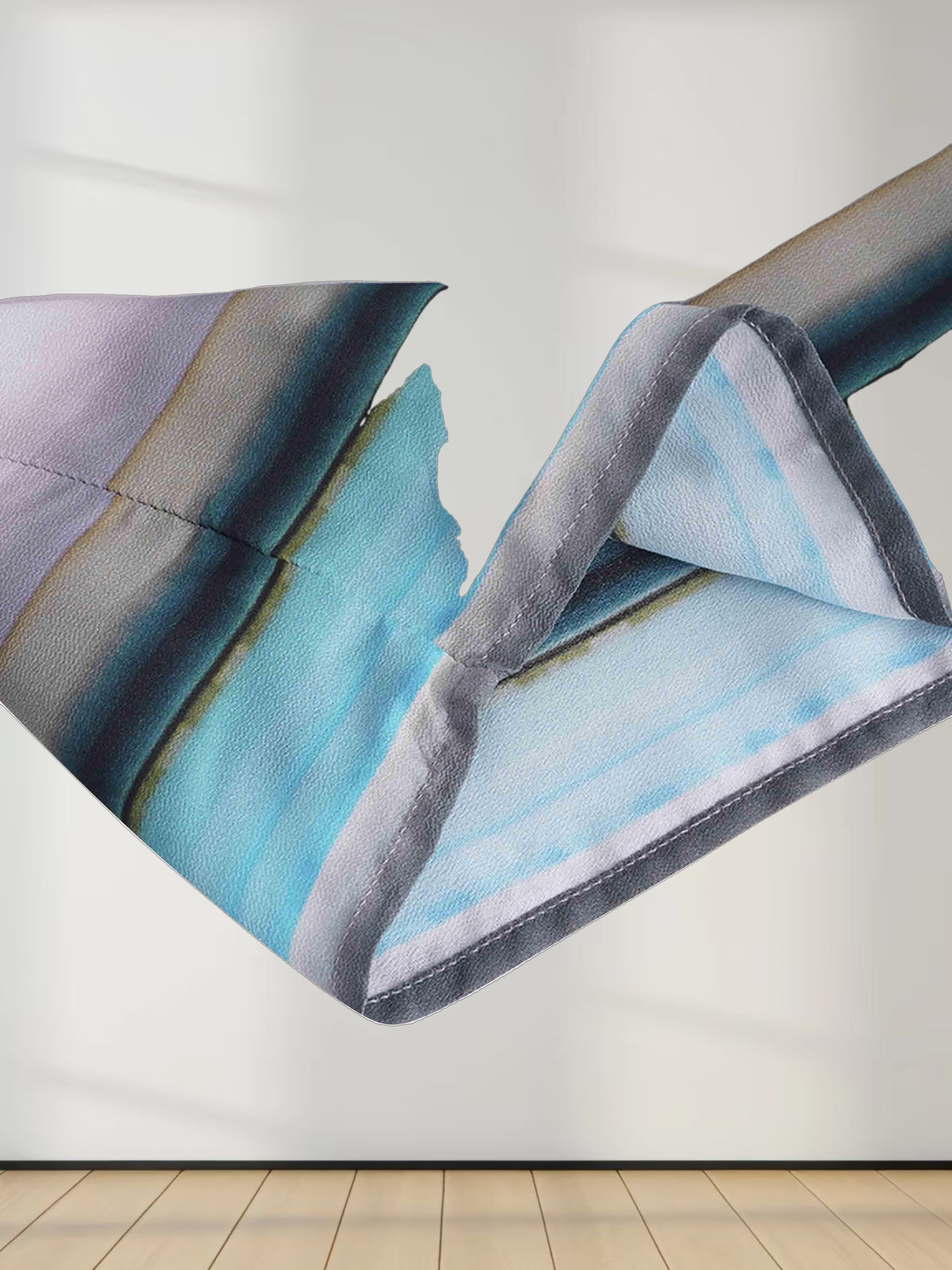 Pleated Tiered Maxi Dress-Striped Ombre