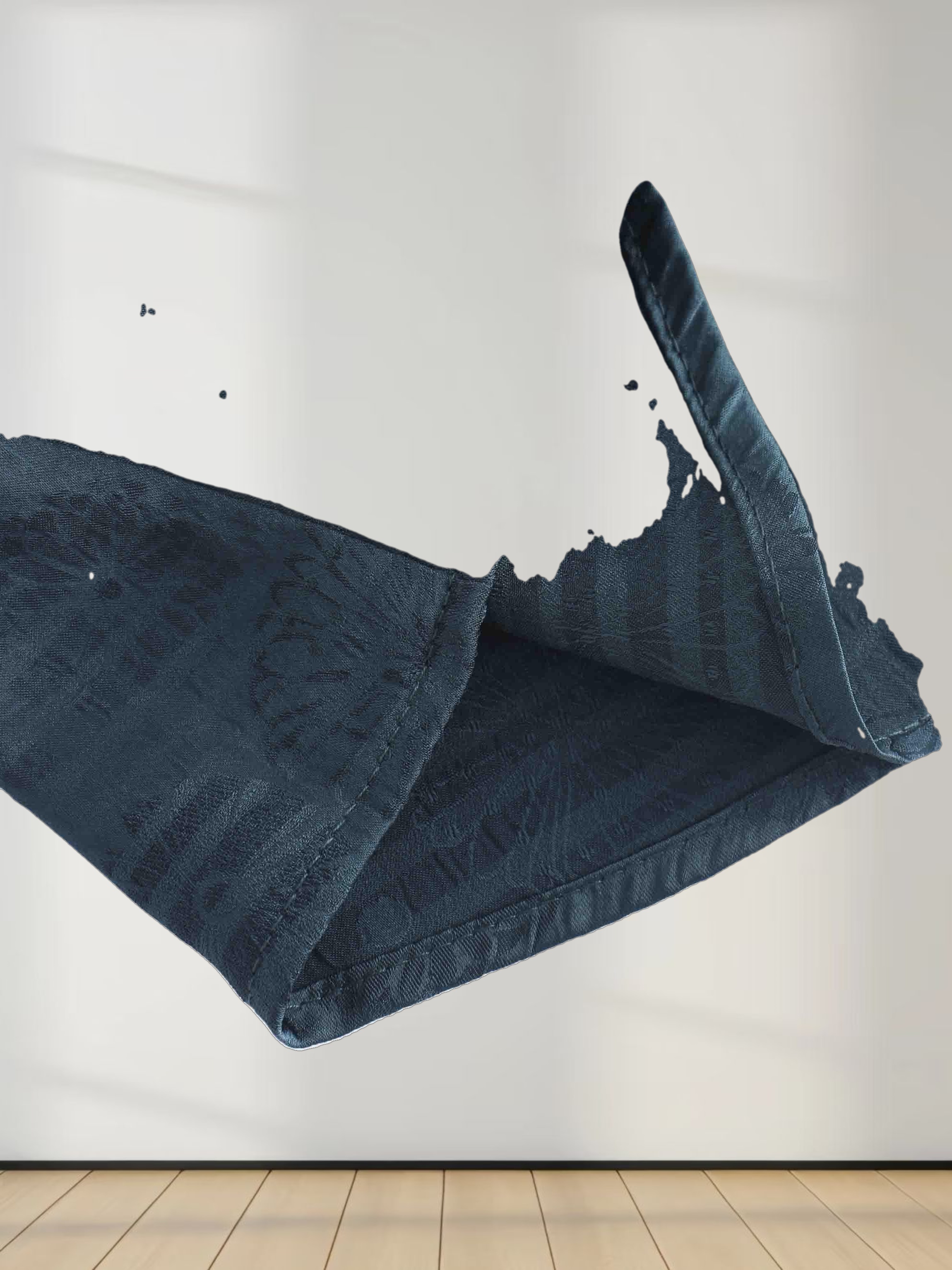 Collared A-Line Shirtdress-Teal Floral