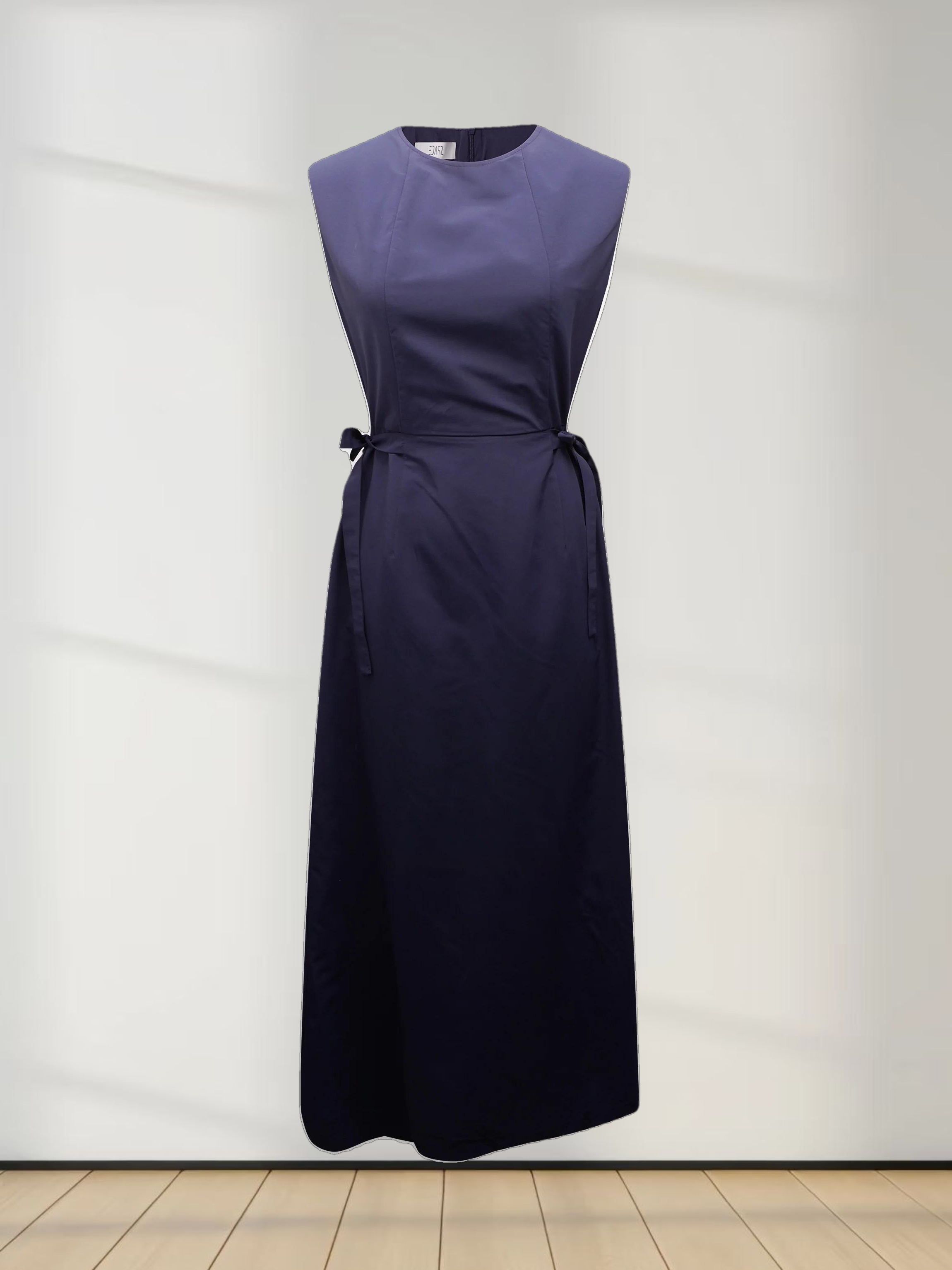 Side Bow Jumper-Navy