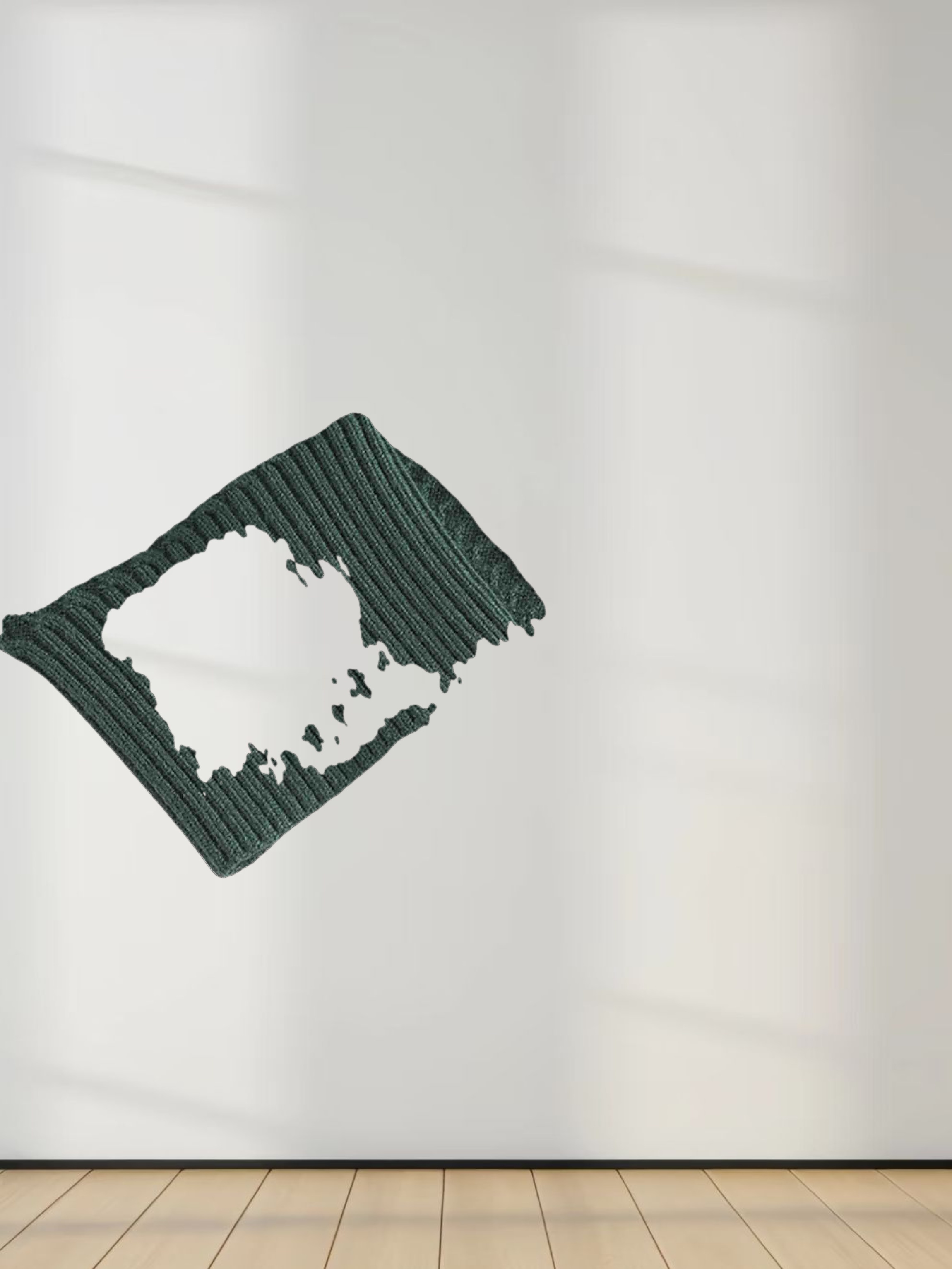 Waffle Wave Sweater- Solid Green