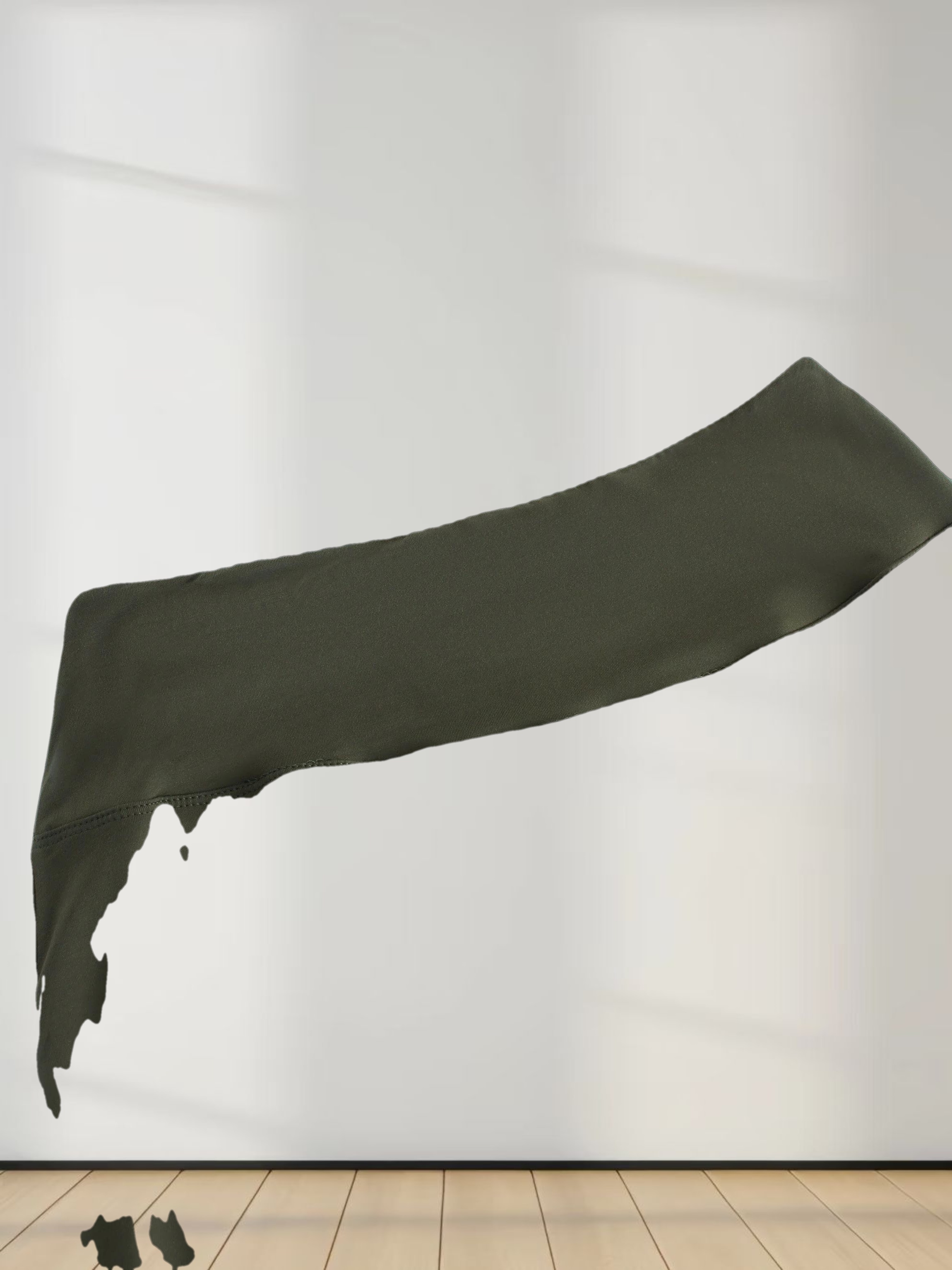 DOUBLE LAYER SKIRT-OLIVE