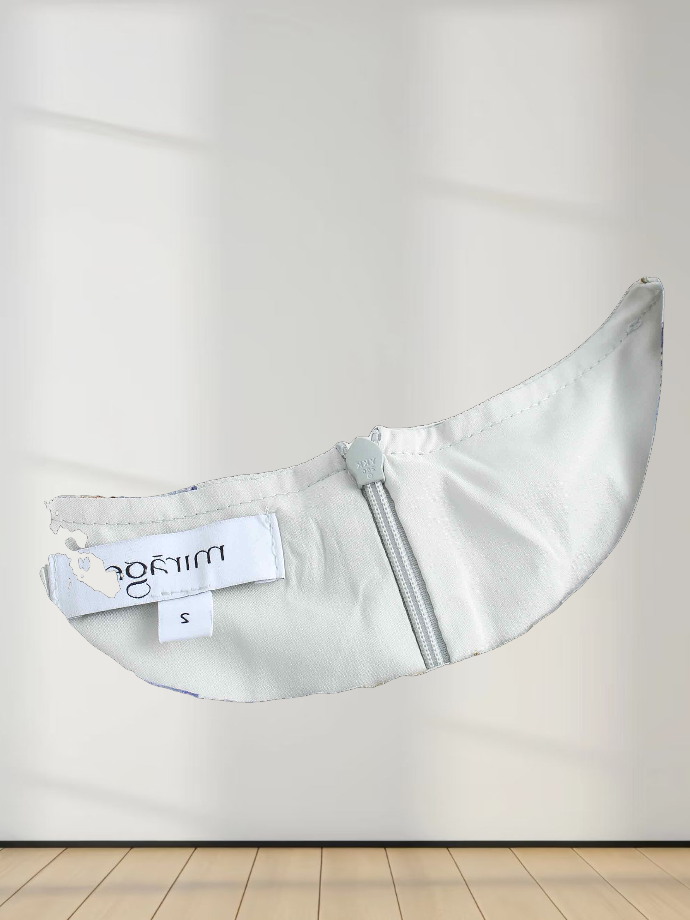 Pleated Sleeve High Waisted Dress-Floral