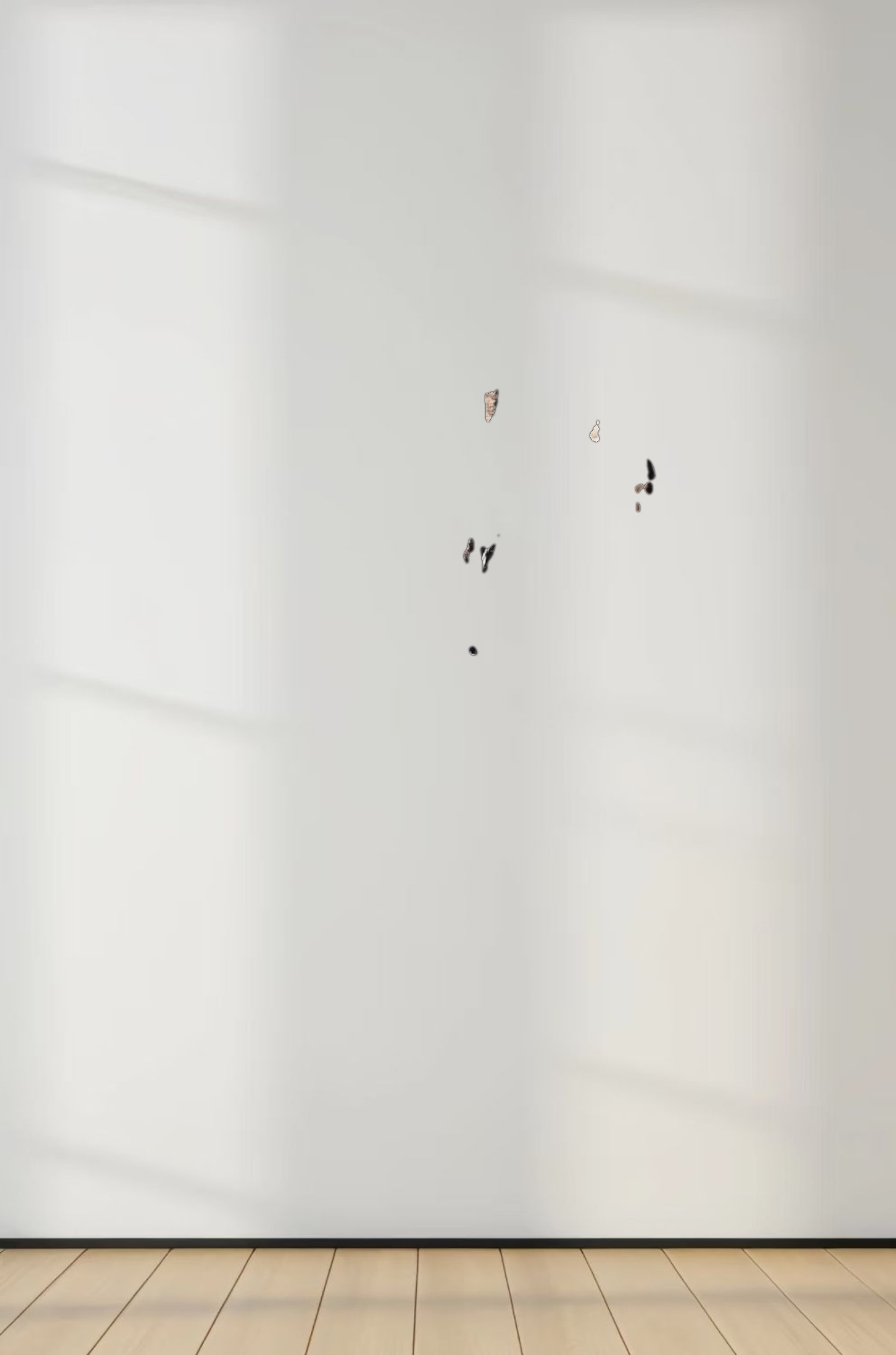 Waffle Striped Crew Tee-Tan/Black/Cream