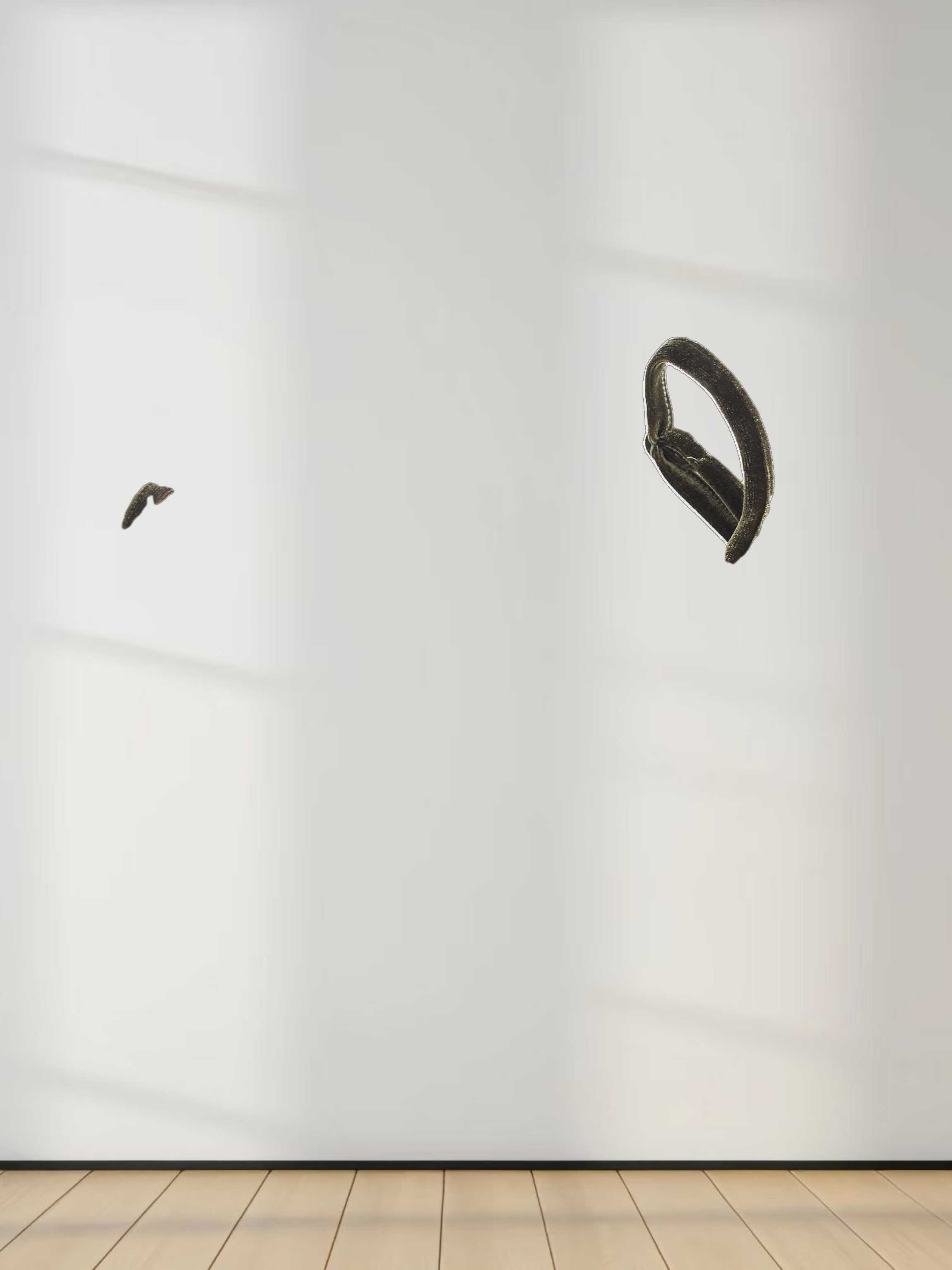 Ombre Velour Slip Dress-Green