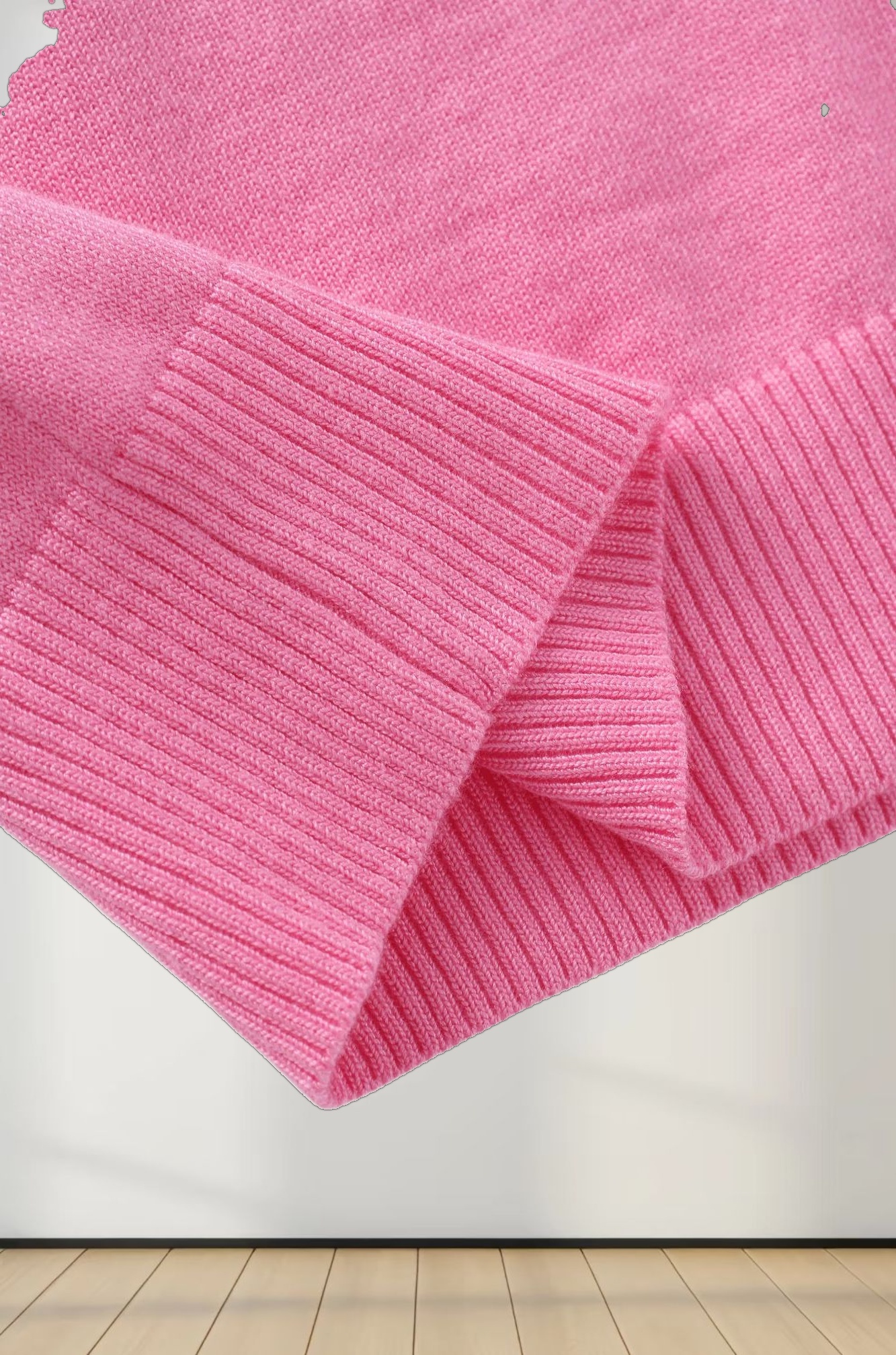 Basic Crew Sweater 3Q-Pink