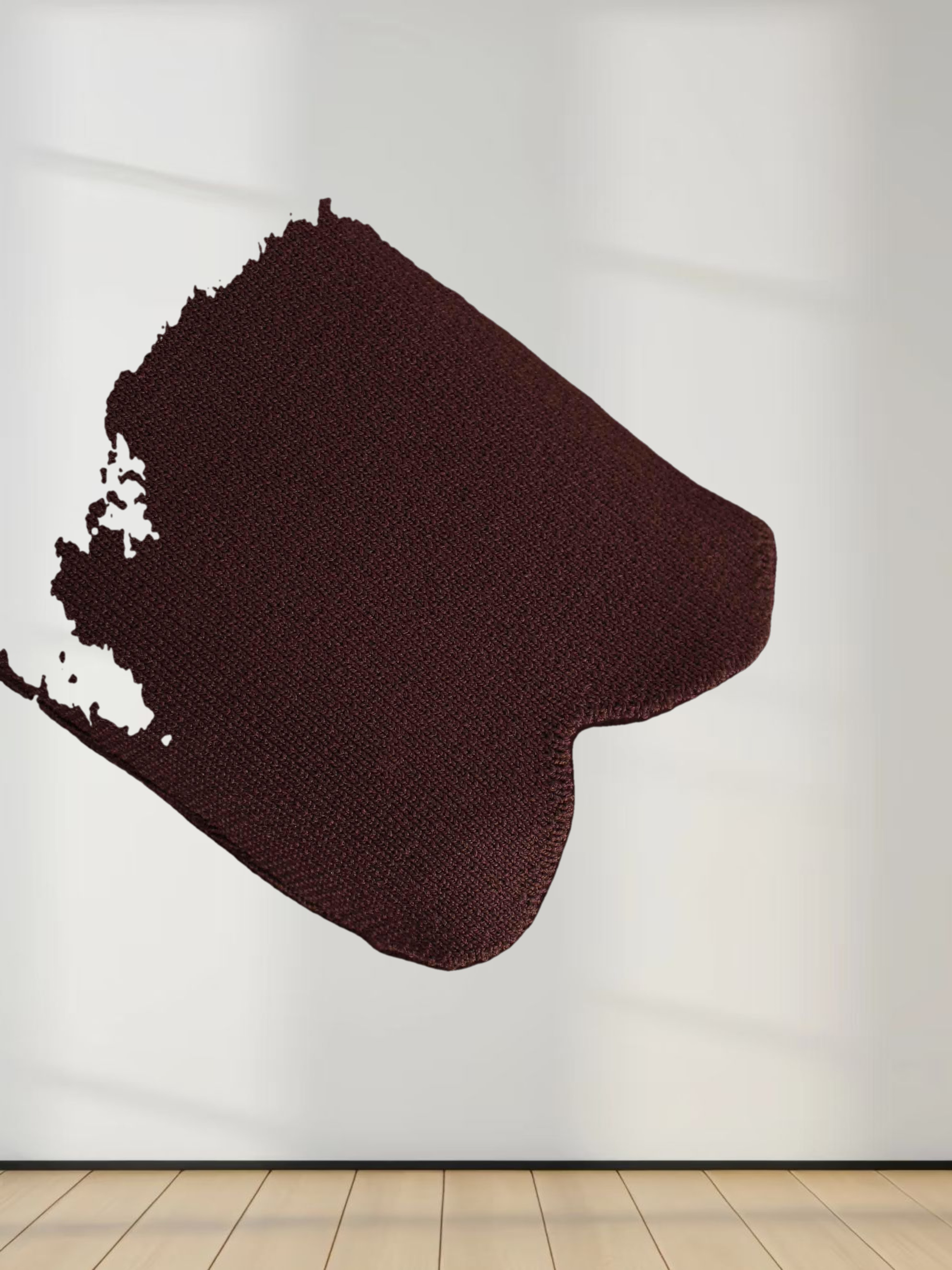 Scallop Edge Crew Cardigan-Brown