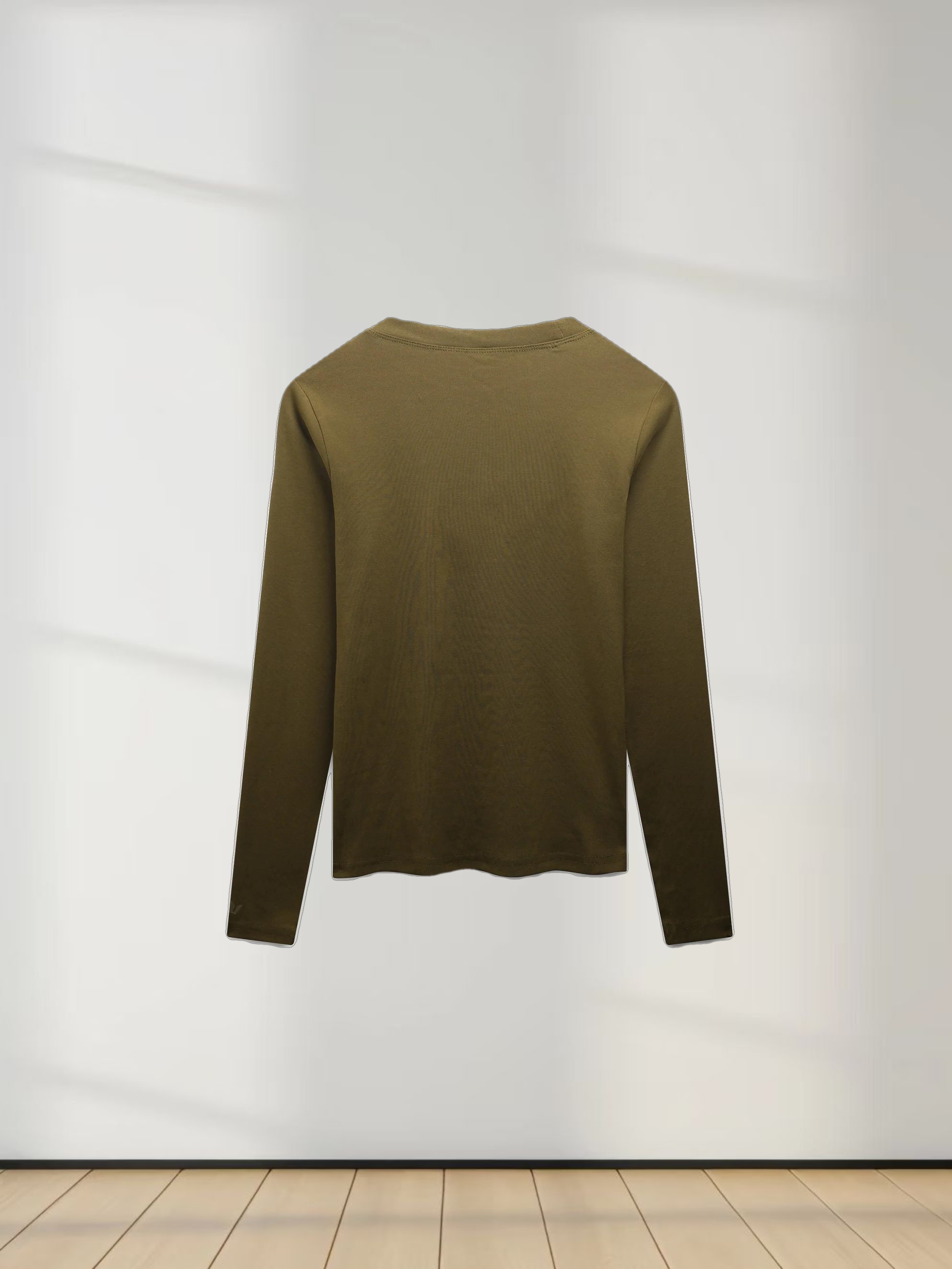 CLASSIC TEE LONG SLEEVE-CHOCOLATE BROWN