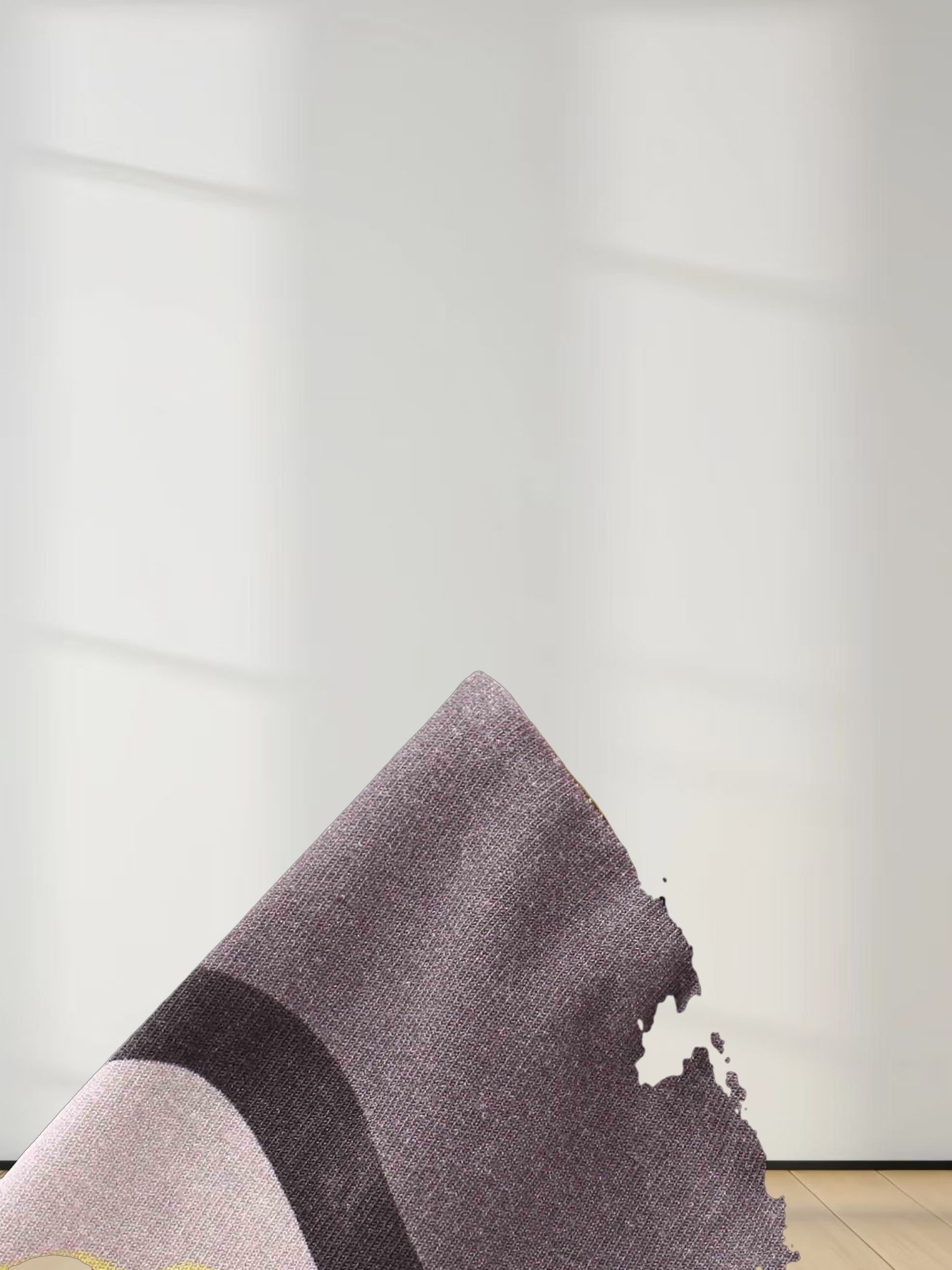 Printed Modal Turtleneck-Yellow Lightning