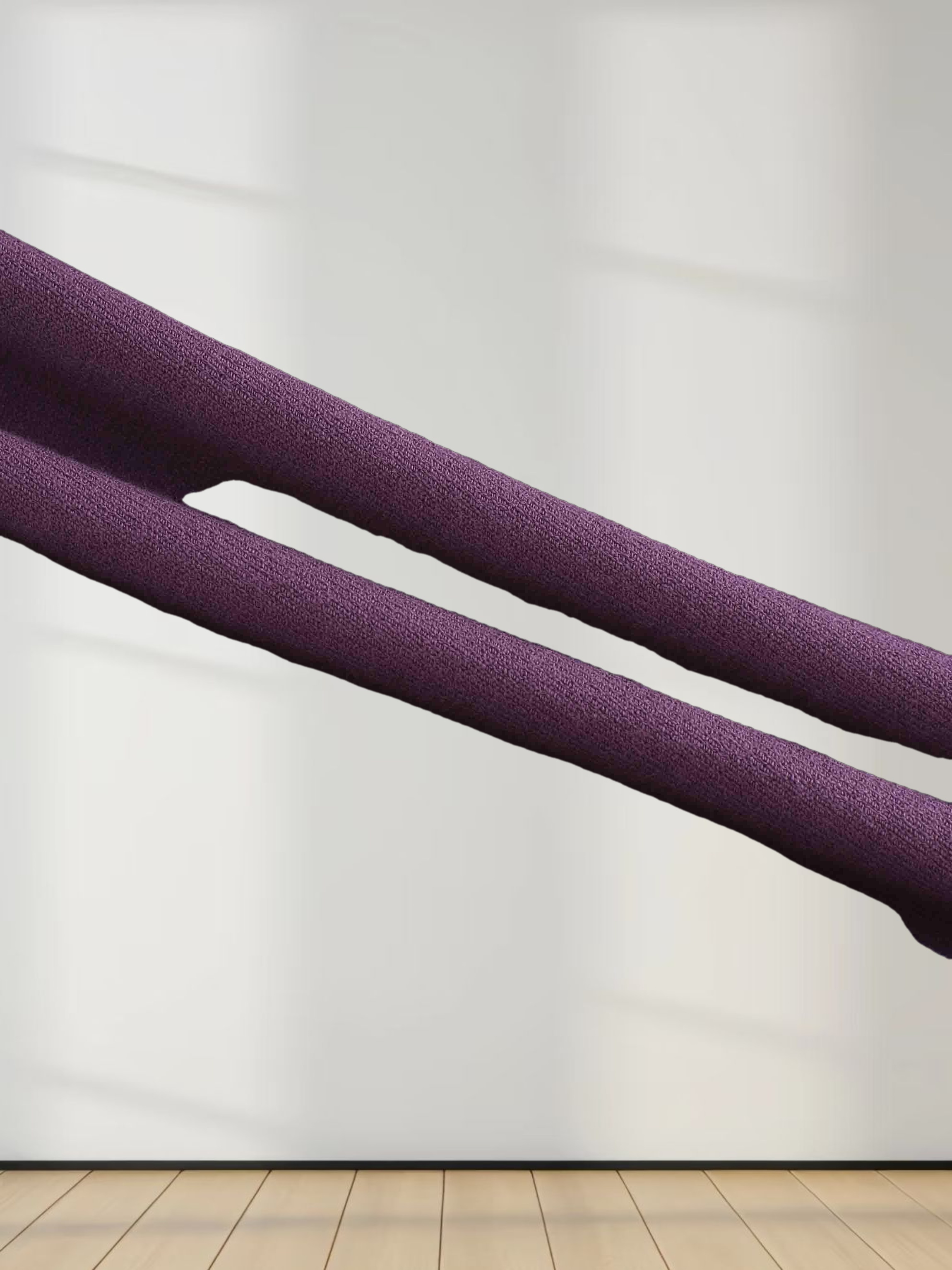 Beaded Turtleneck-Purple